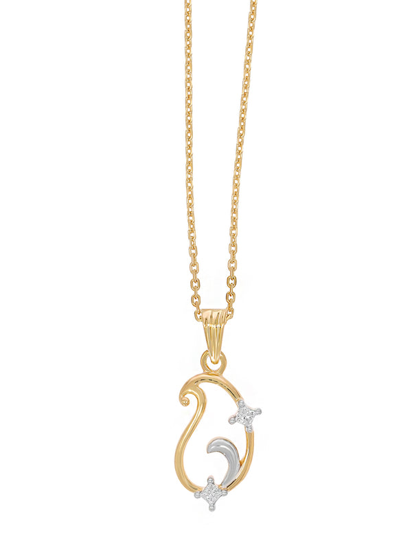 BAYAN Princess Cut Leaf Pendant | Lab Grown Diamond | Silver | SGL Certified