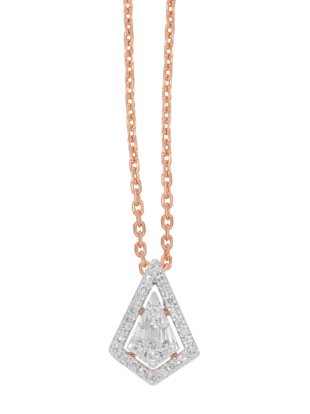 BAGUETTE CUT COMPOSITE KITE PENDANT