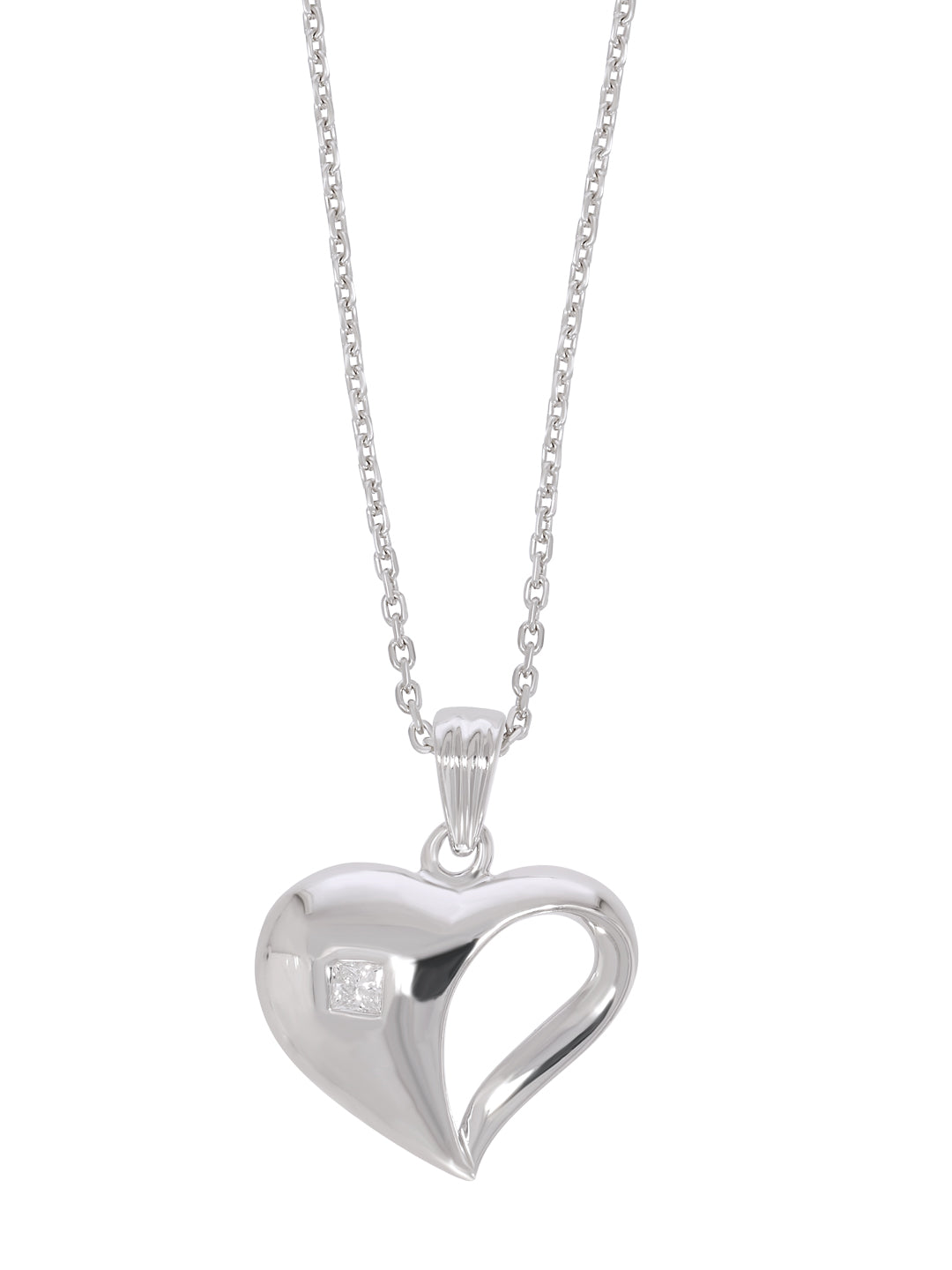PRINCESS CUT LOVE PENDANT