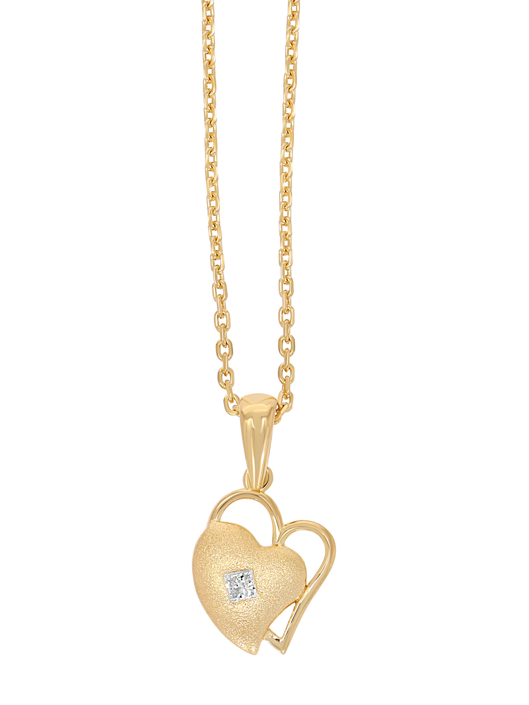PRINCESS CUT PROMISE PENDANT