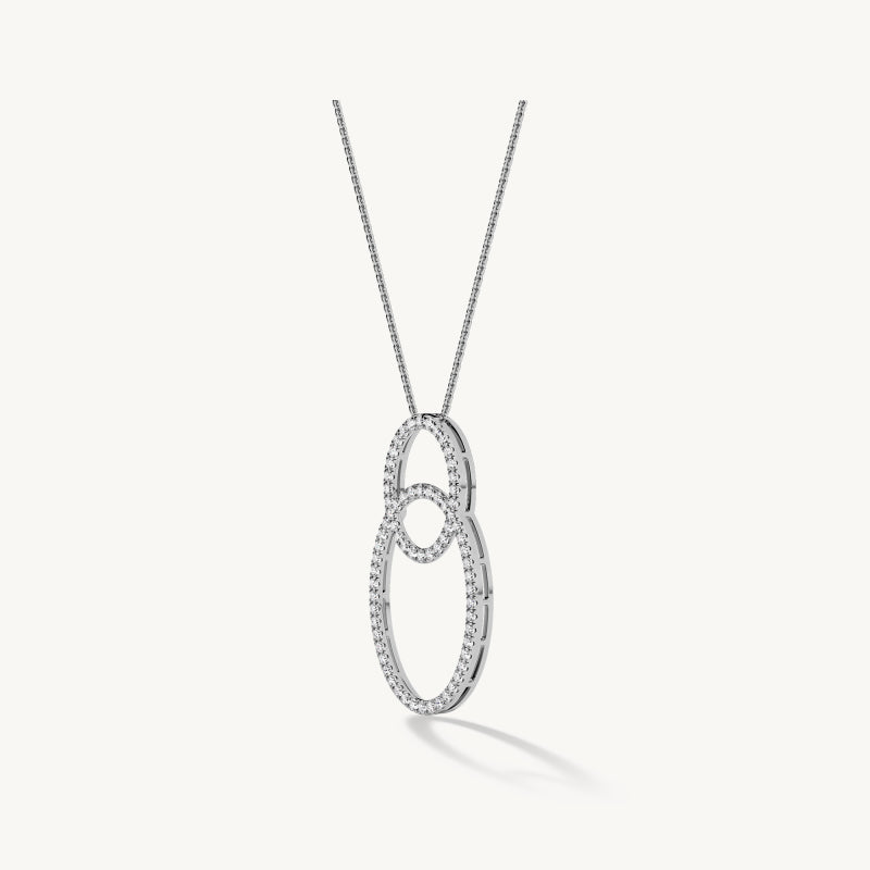 Interlinked Oval Pendant