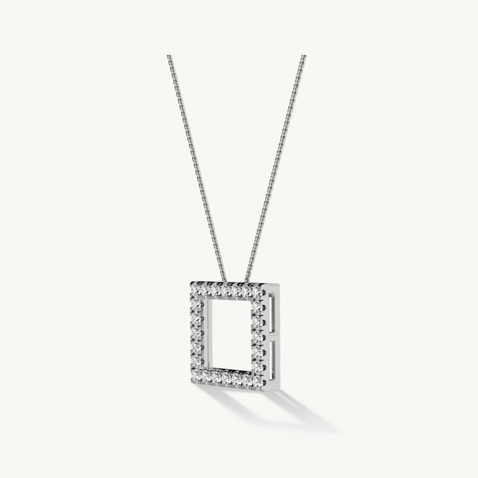 Diamond Square Pendant