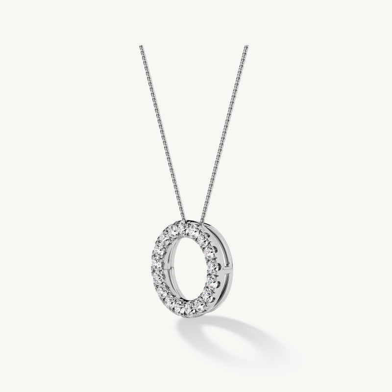 Diamond Circle Pendant