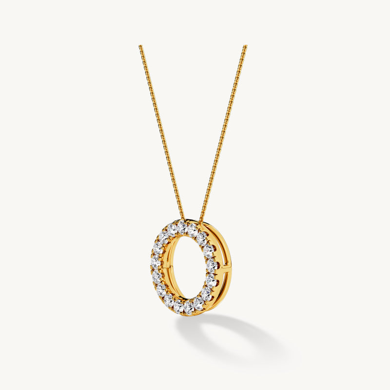 Diamond Circle Pendant