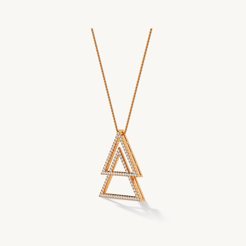 Double Triangle Pendant