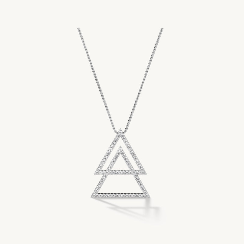 Double Triangle Pendant