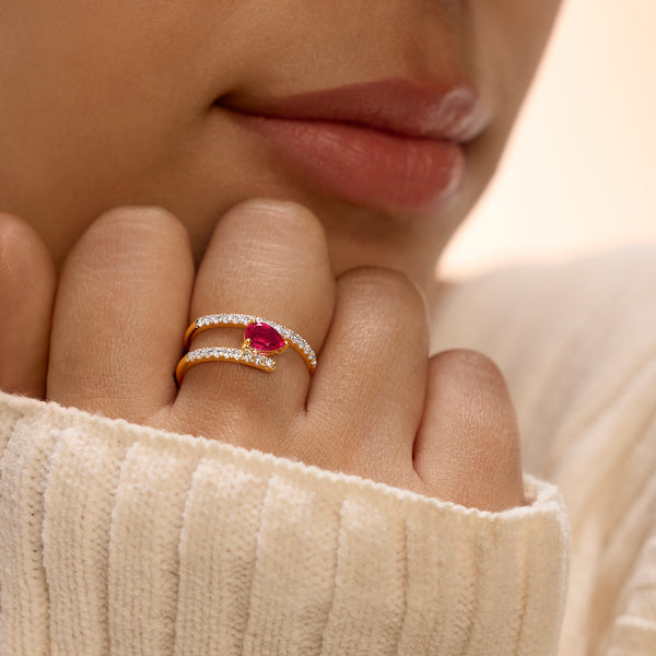 BAYAN Heartbeat of Ambition Ring | Lab Grown Diamond | Silver | SGL Certified