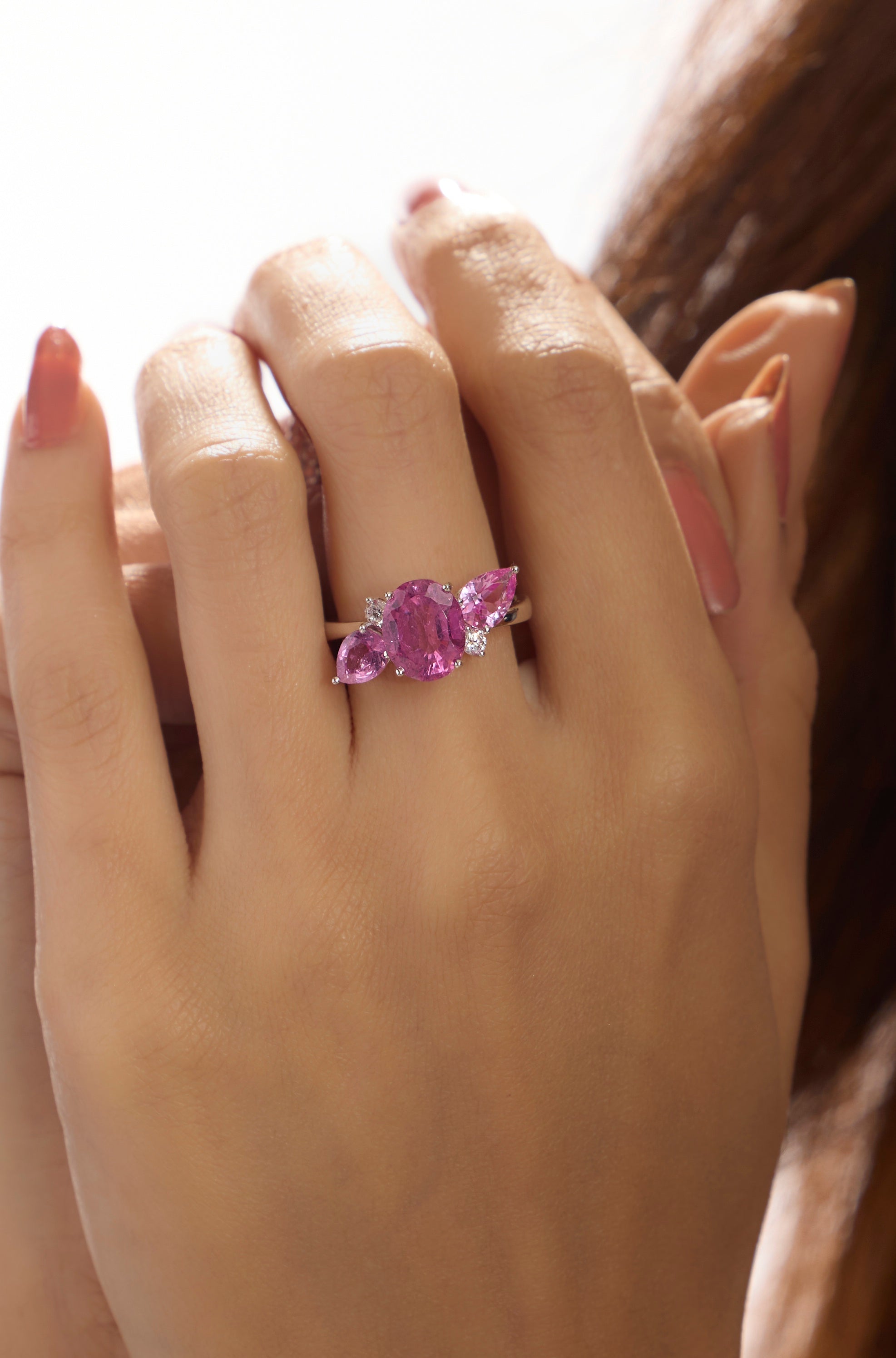 Pink Aurora Ring