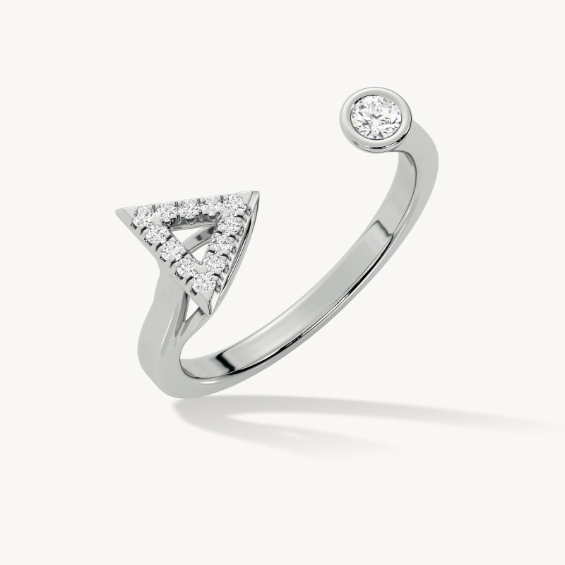 Triangular Triumph Ring