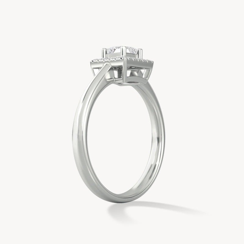 Square Sparkle Ring