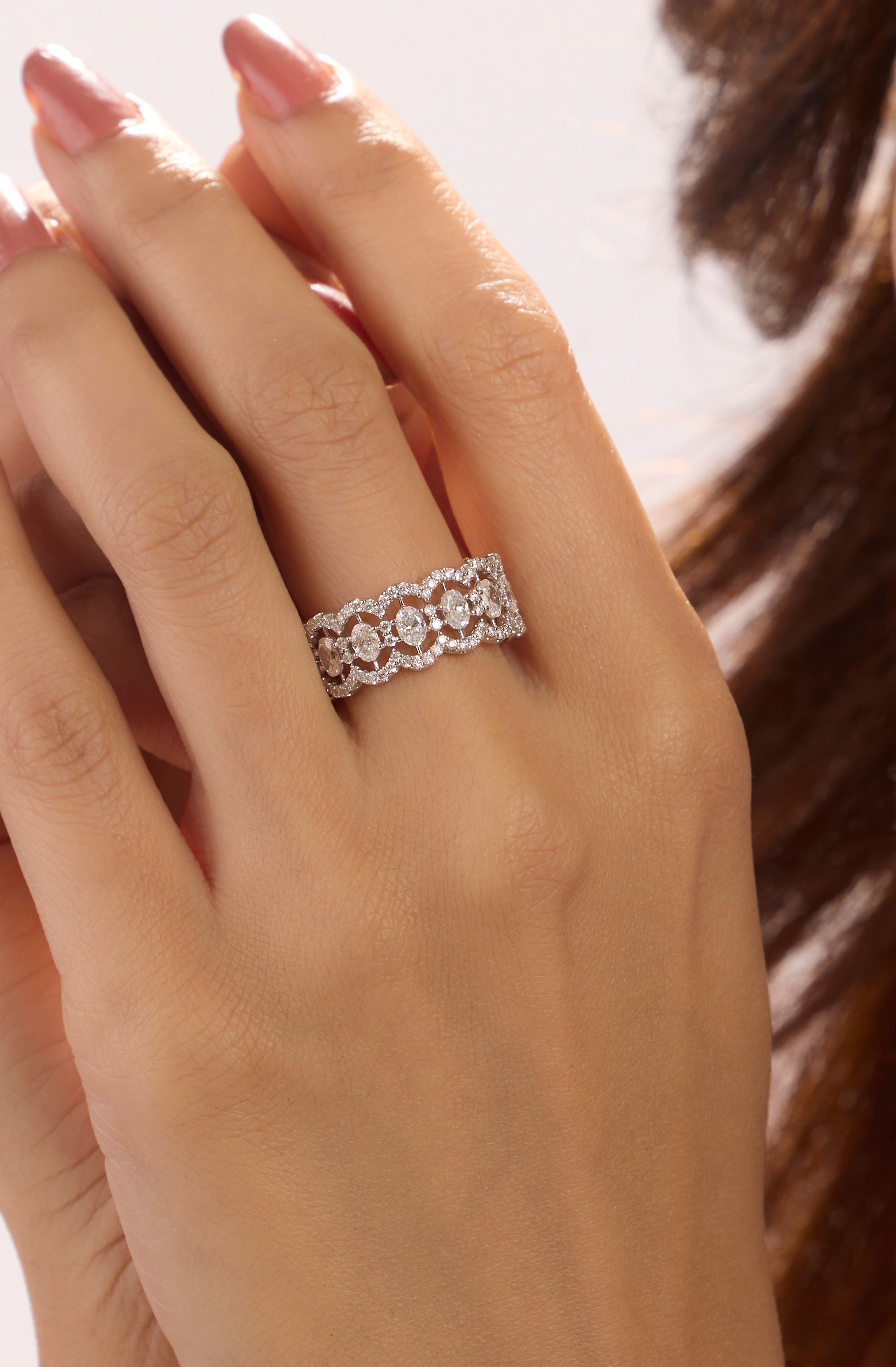 Sparkling Blossom Ring