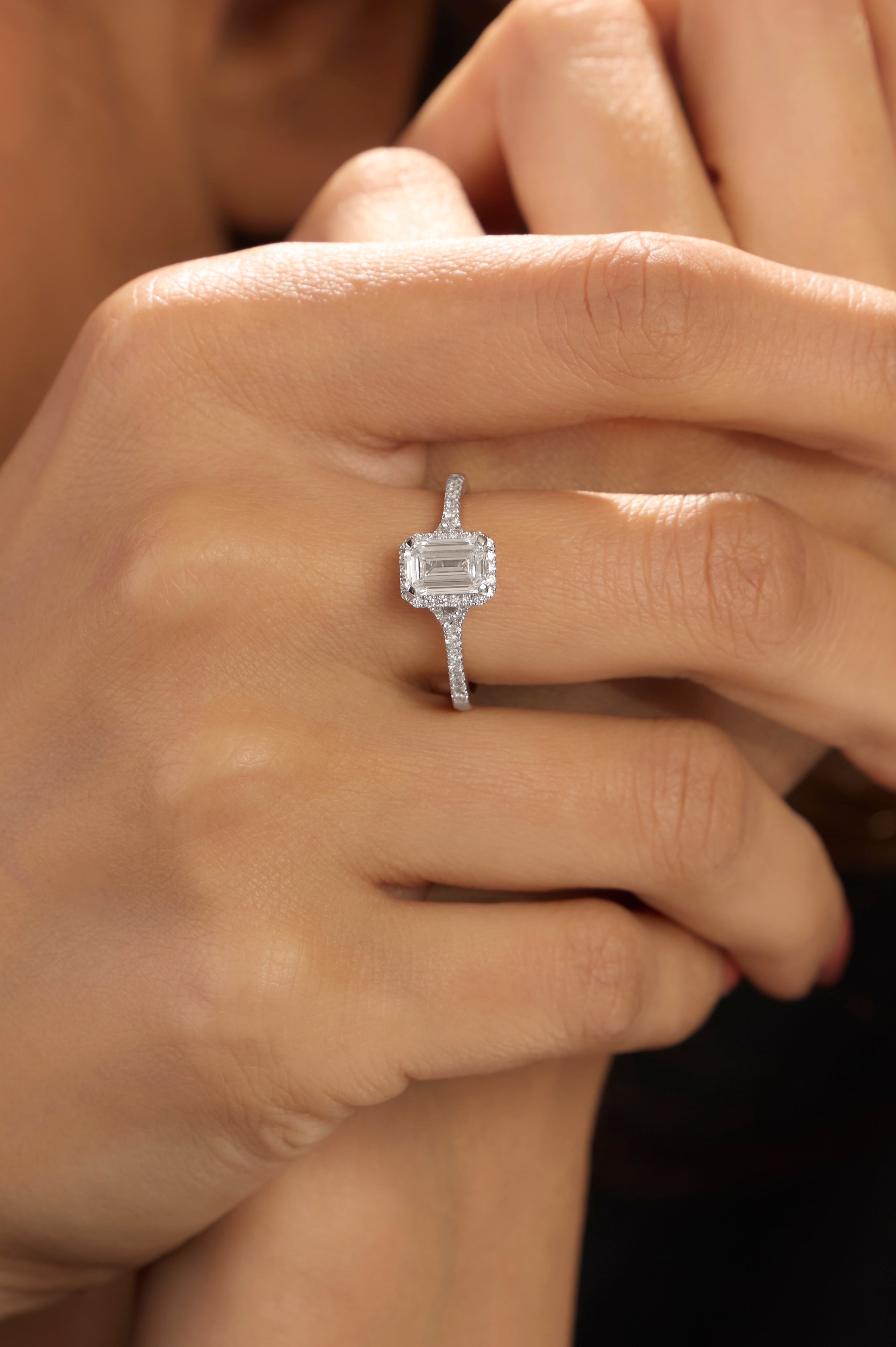 Lab Grown Diamond 1.38 carat ring