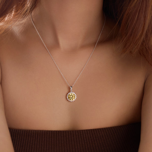 BAYAN Sun Kissed Muse Pendant | Color Stone | Silver