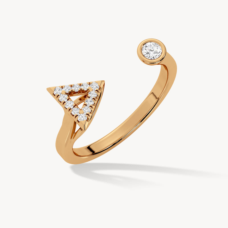 Triangular Triumph Ring