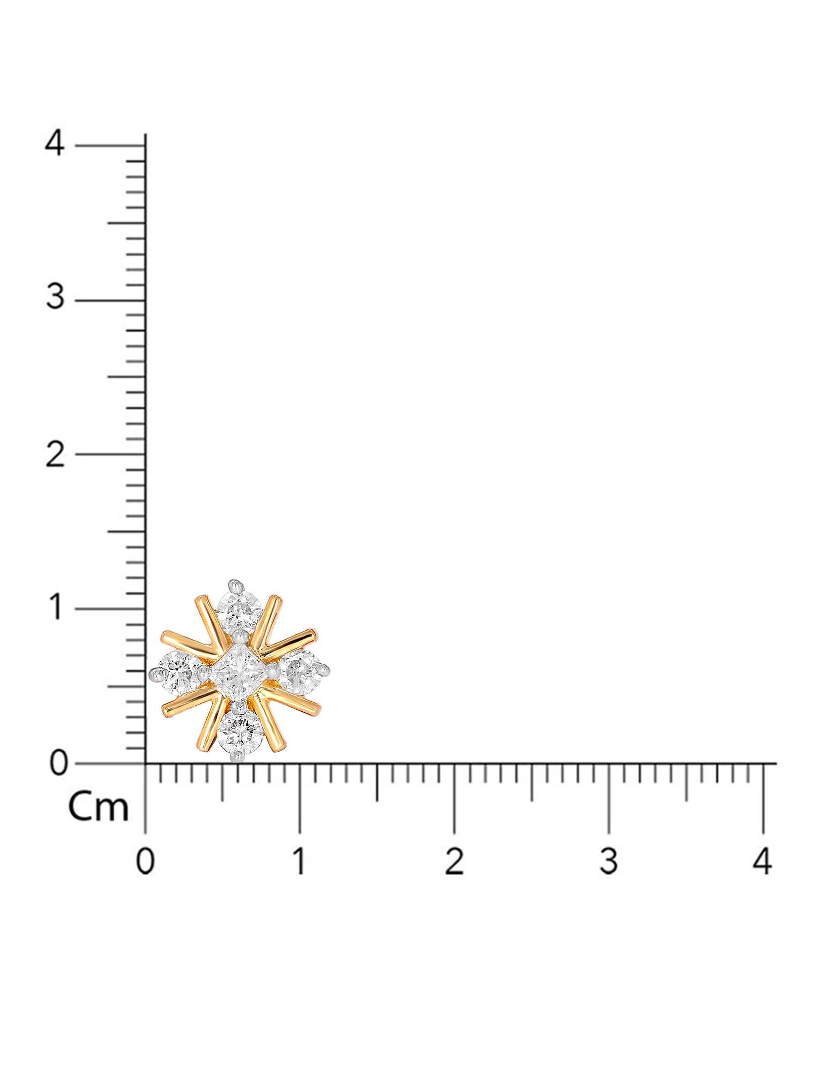 BAYAN Snowflake Earring | Lab Grown Diamond | Silver | SGL Certified