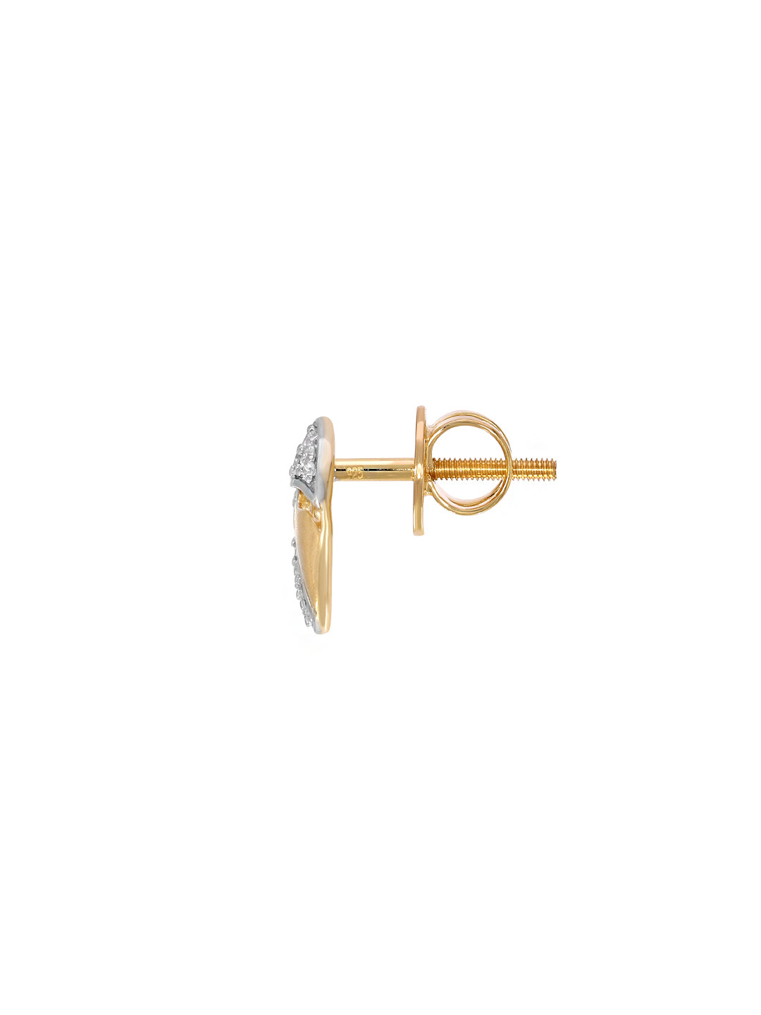 BAYAN Round Diamond Cut Oval Stud | Lab Grown Diamond | Silver | SGL Certified