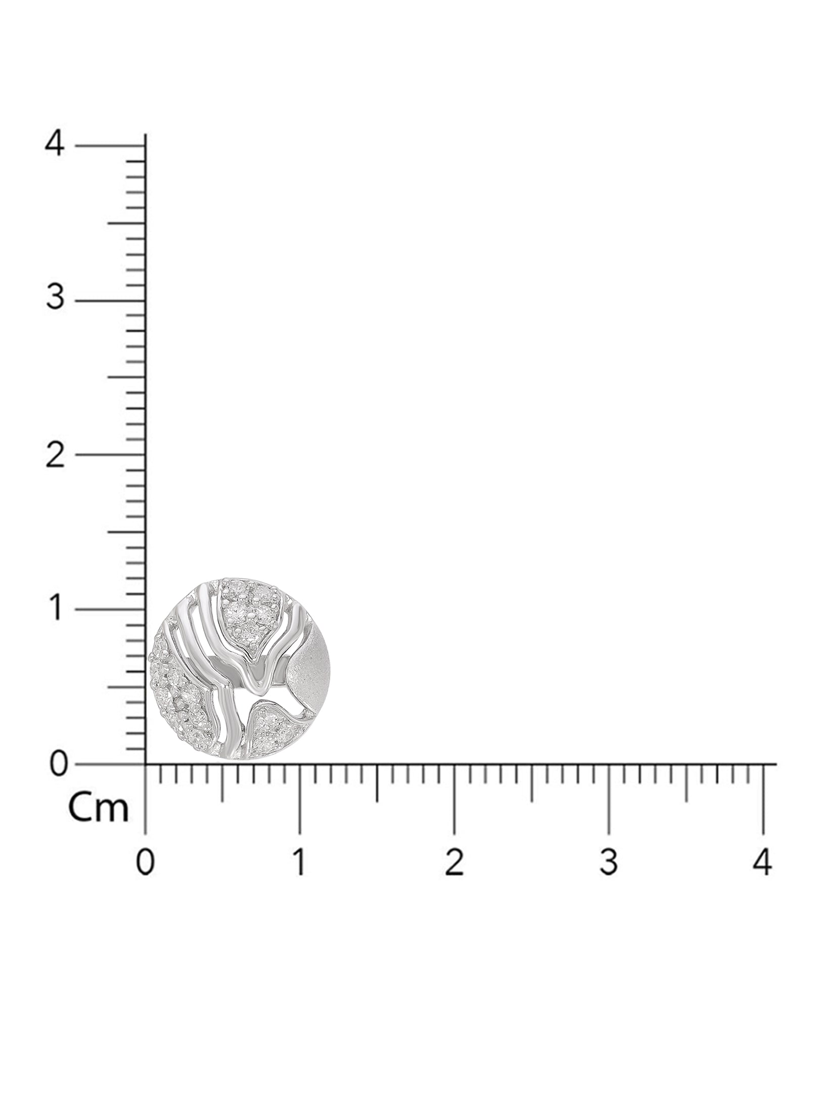 BAYAN Round Diamond Cut Gallery Stud | Lab Grown Diamond | Silver | SGL Certified
