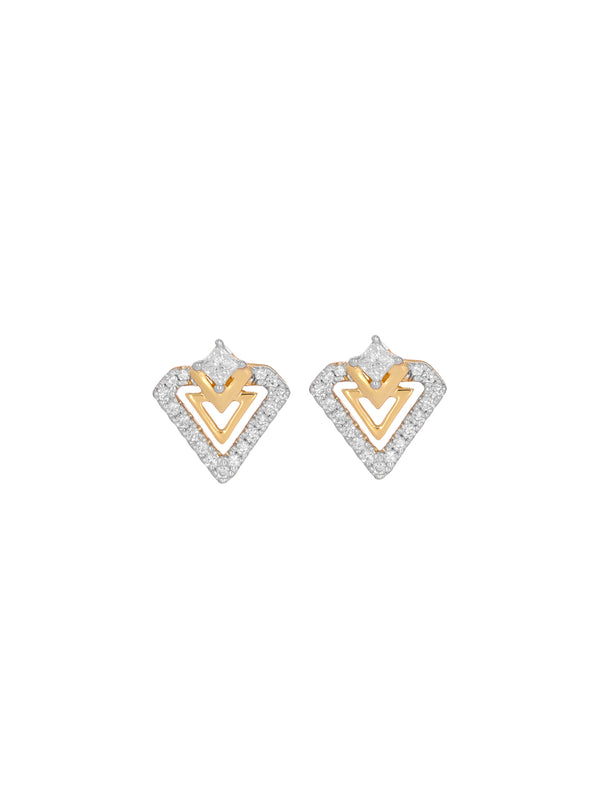 BAYAN Diamond Supergirl Earring | Lab Grown Diamond | Silver | SGL Certified
