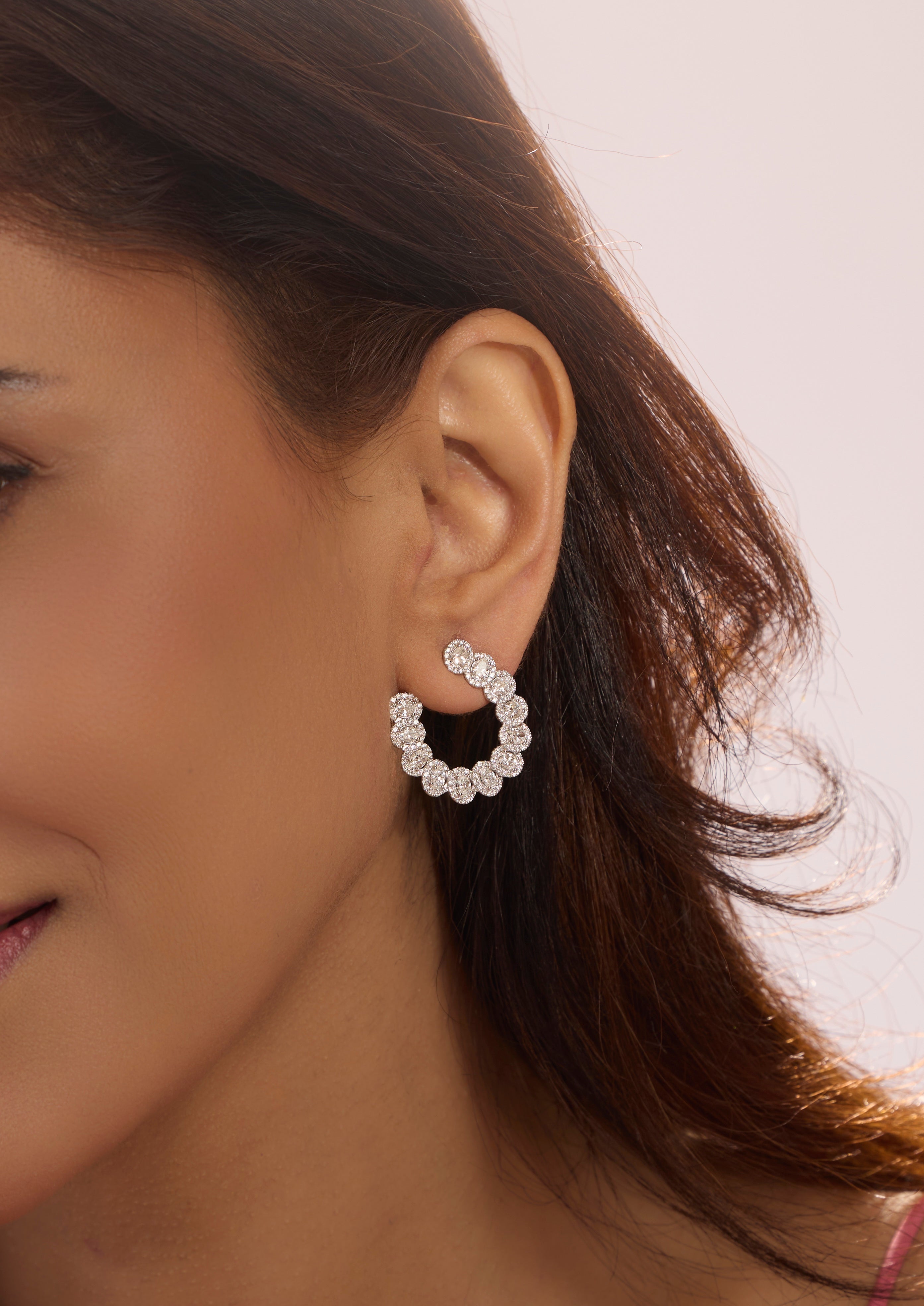 Lab Grown Diamond Earring 3.50 carat