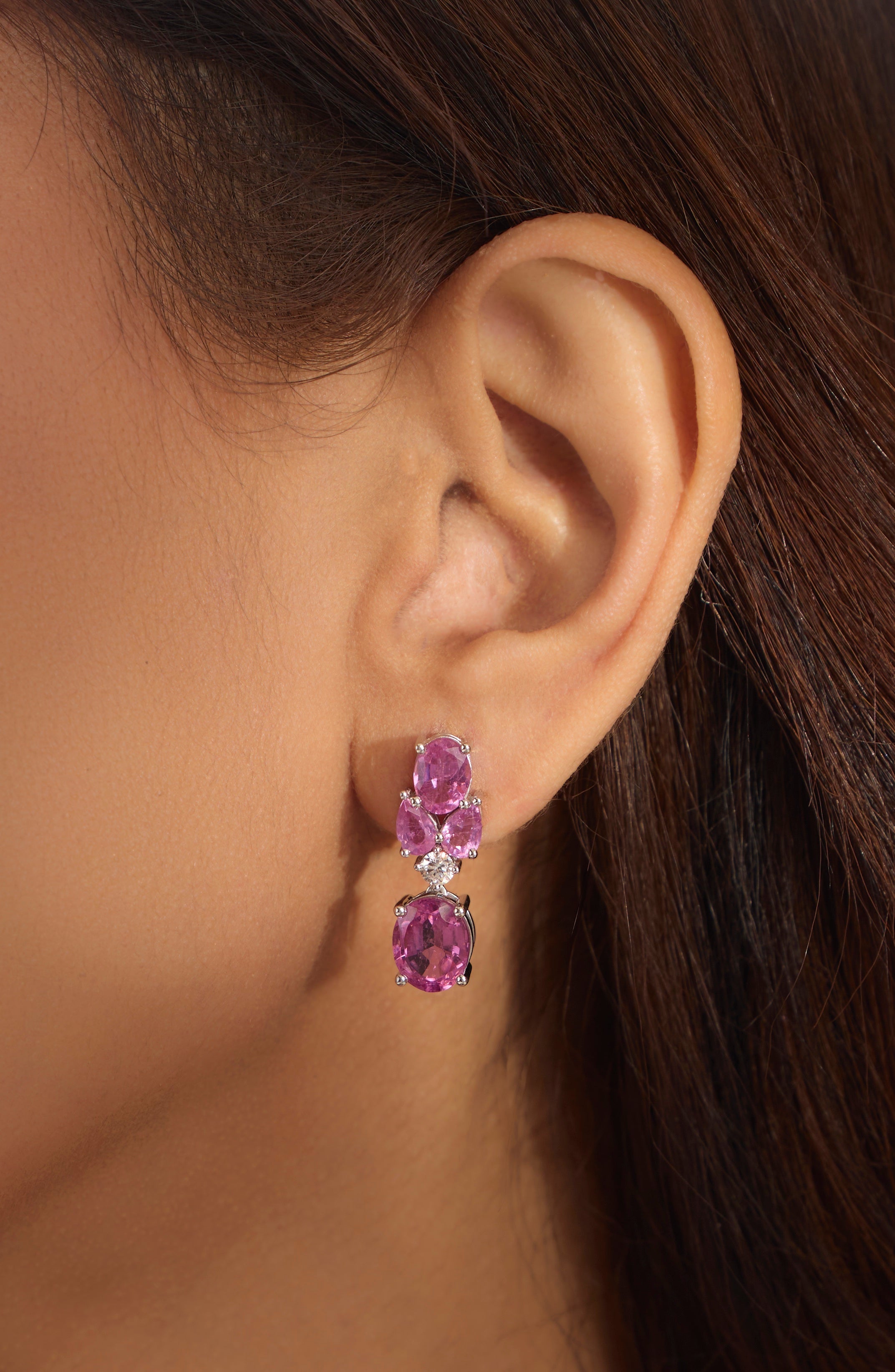 Rose Radiance Drops with 0.40 Carat Lab Grown Diamond