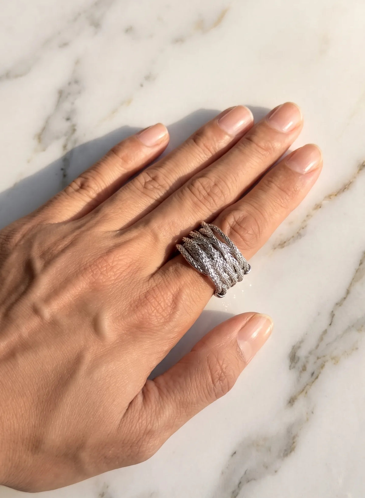 Silver Storm Ring