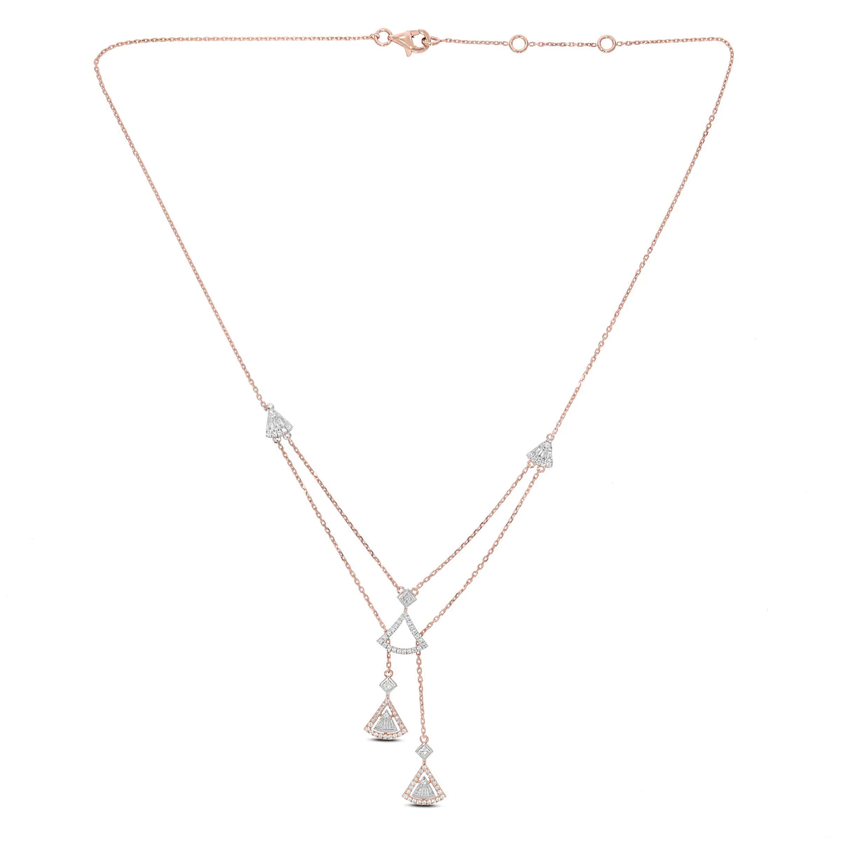 Bold Affair Dara Necklace — CZ & Silver