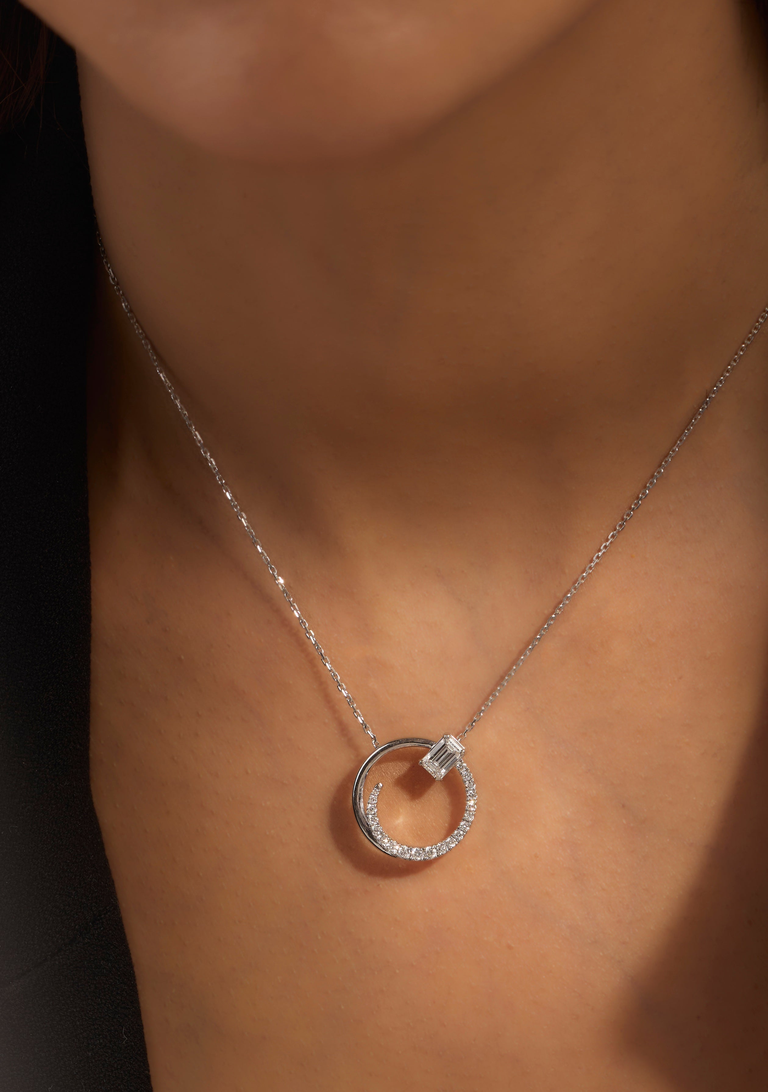 0.78 carat Lab Grown Diamond Necklace