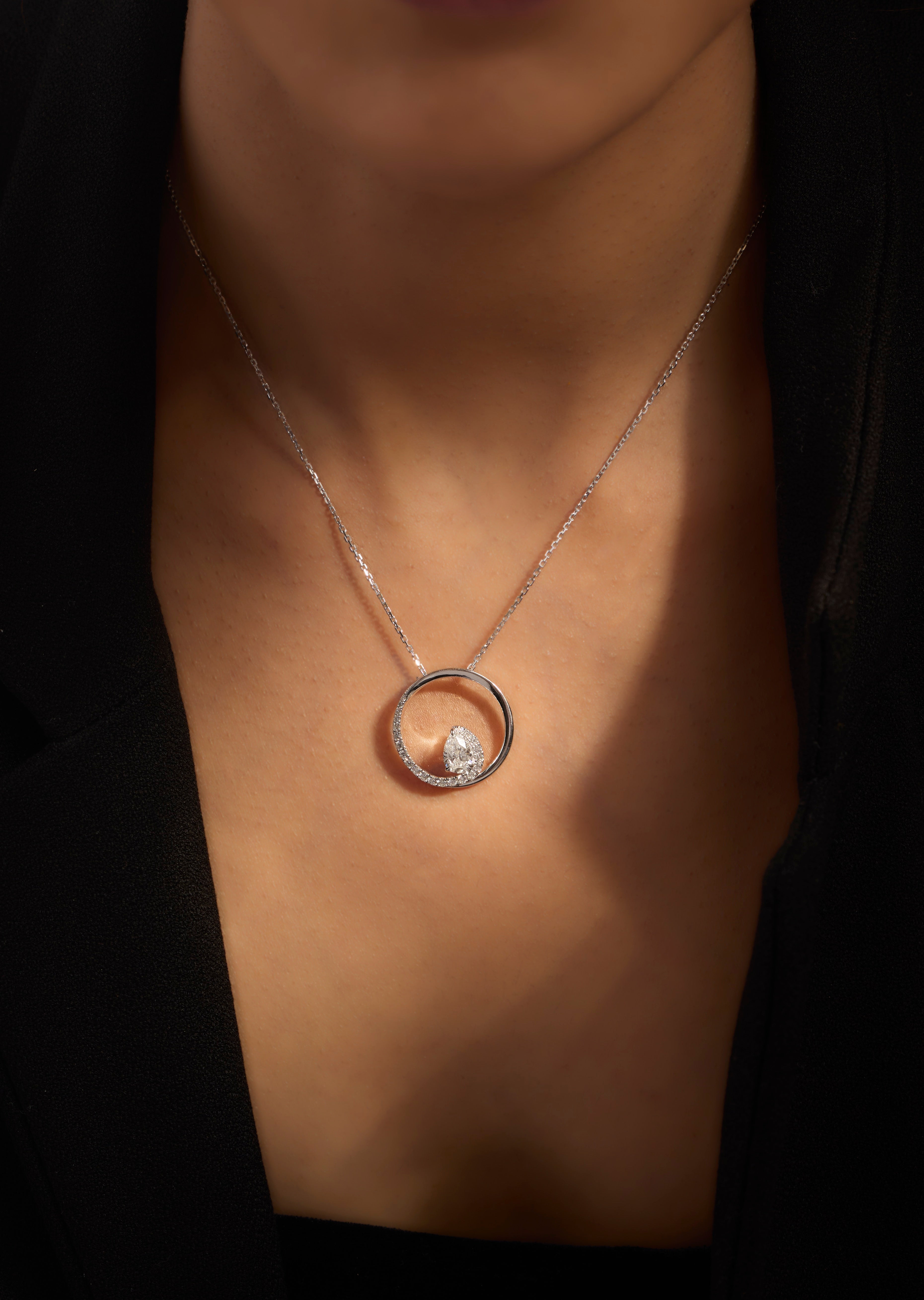 0.83 carat Lab Grown Diamond Necklace