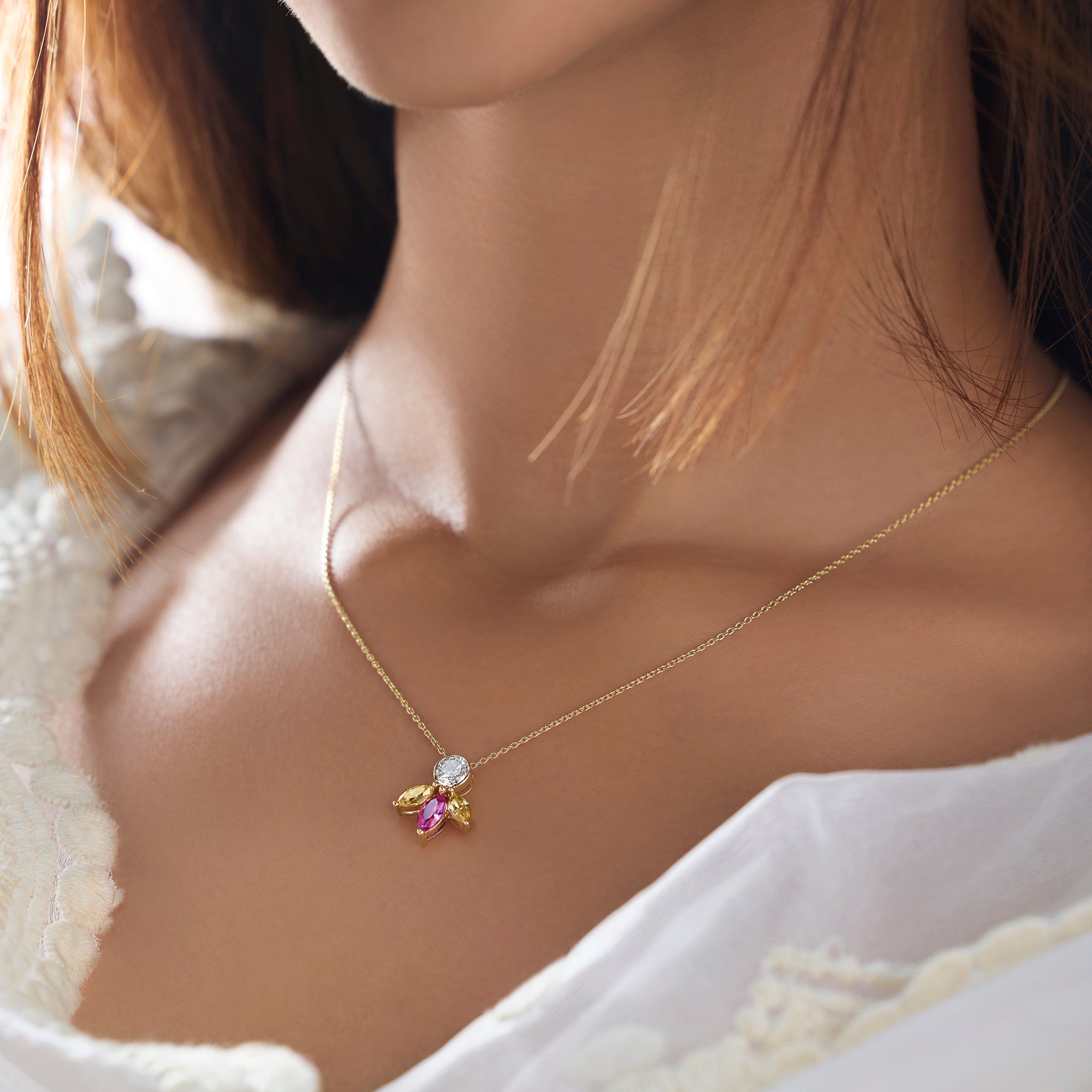 Playful Petal Pendant