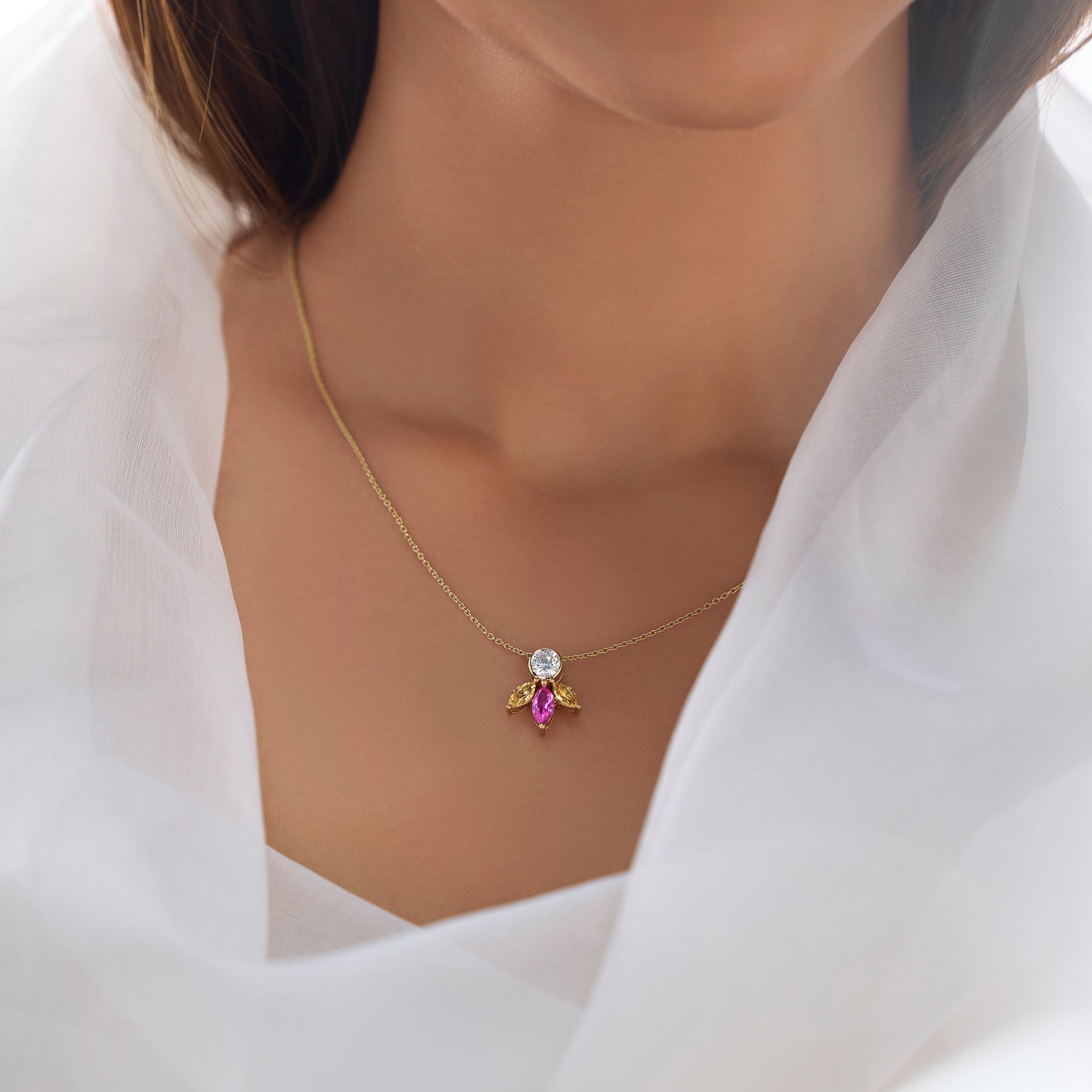 Playful Petal Pendant