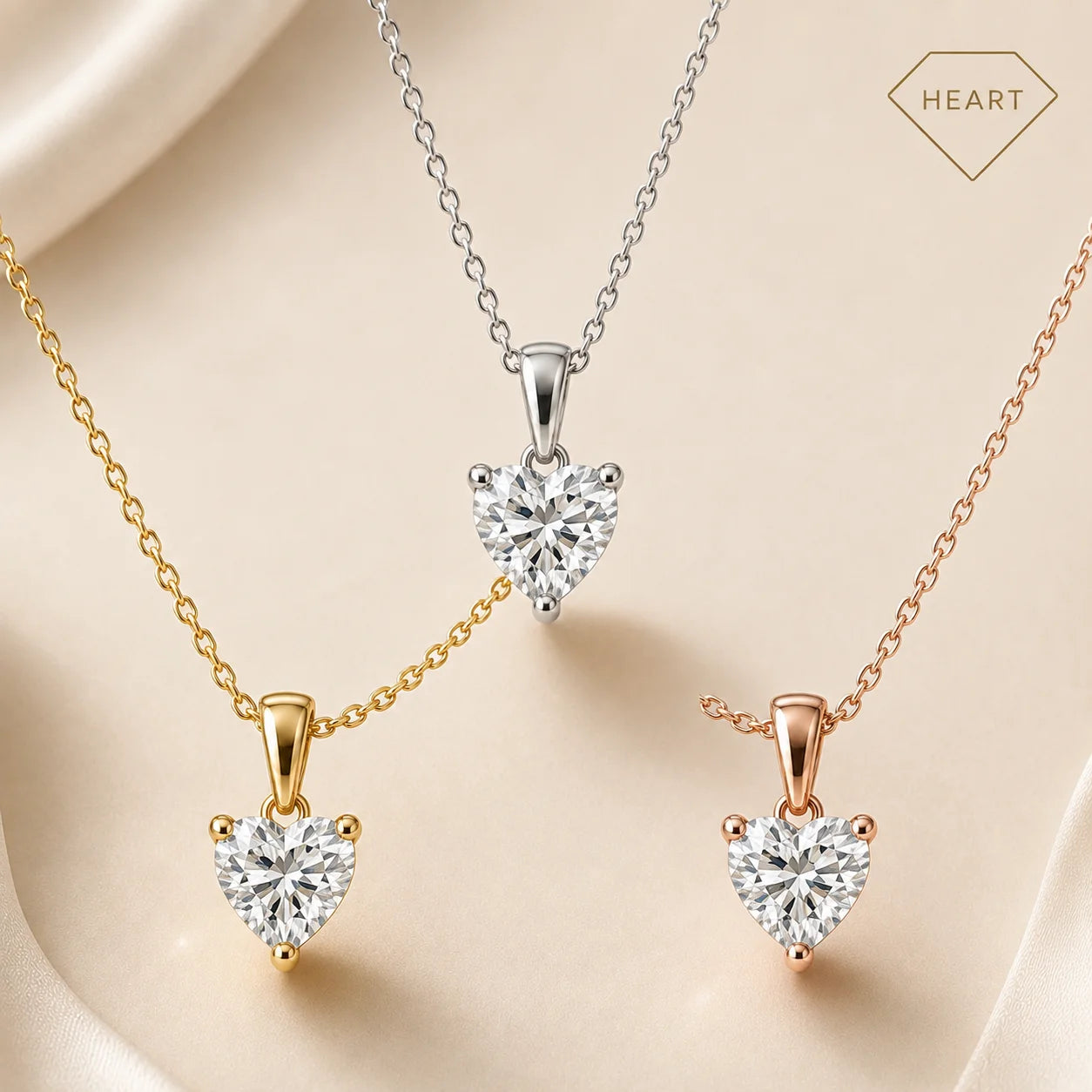 Shape of You Solitaire Pendant