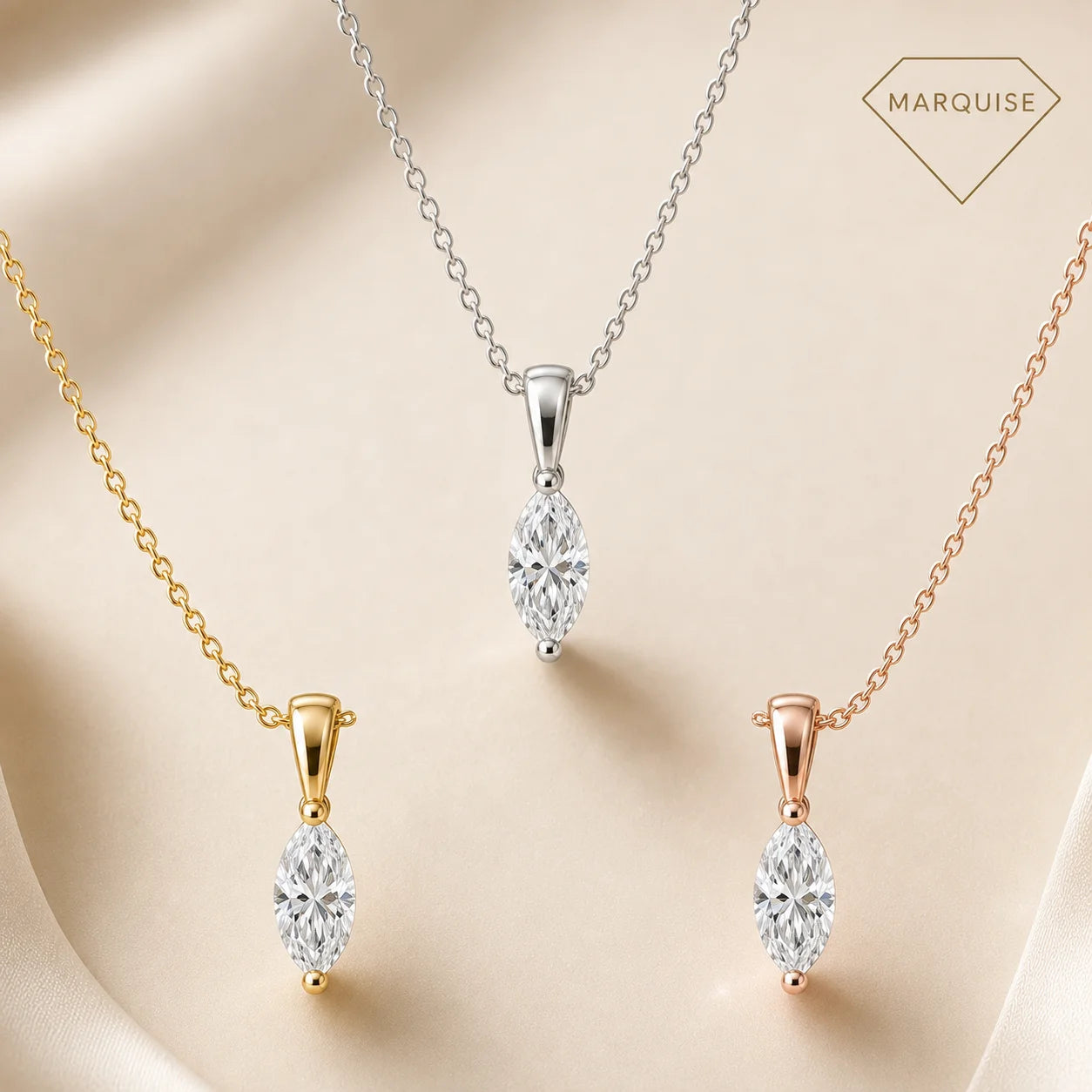 Shape of You Solitaire Pendant
