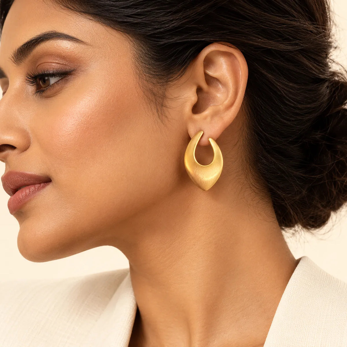 Sculpted Flame Earrings