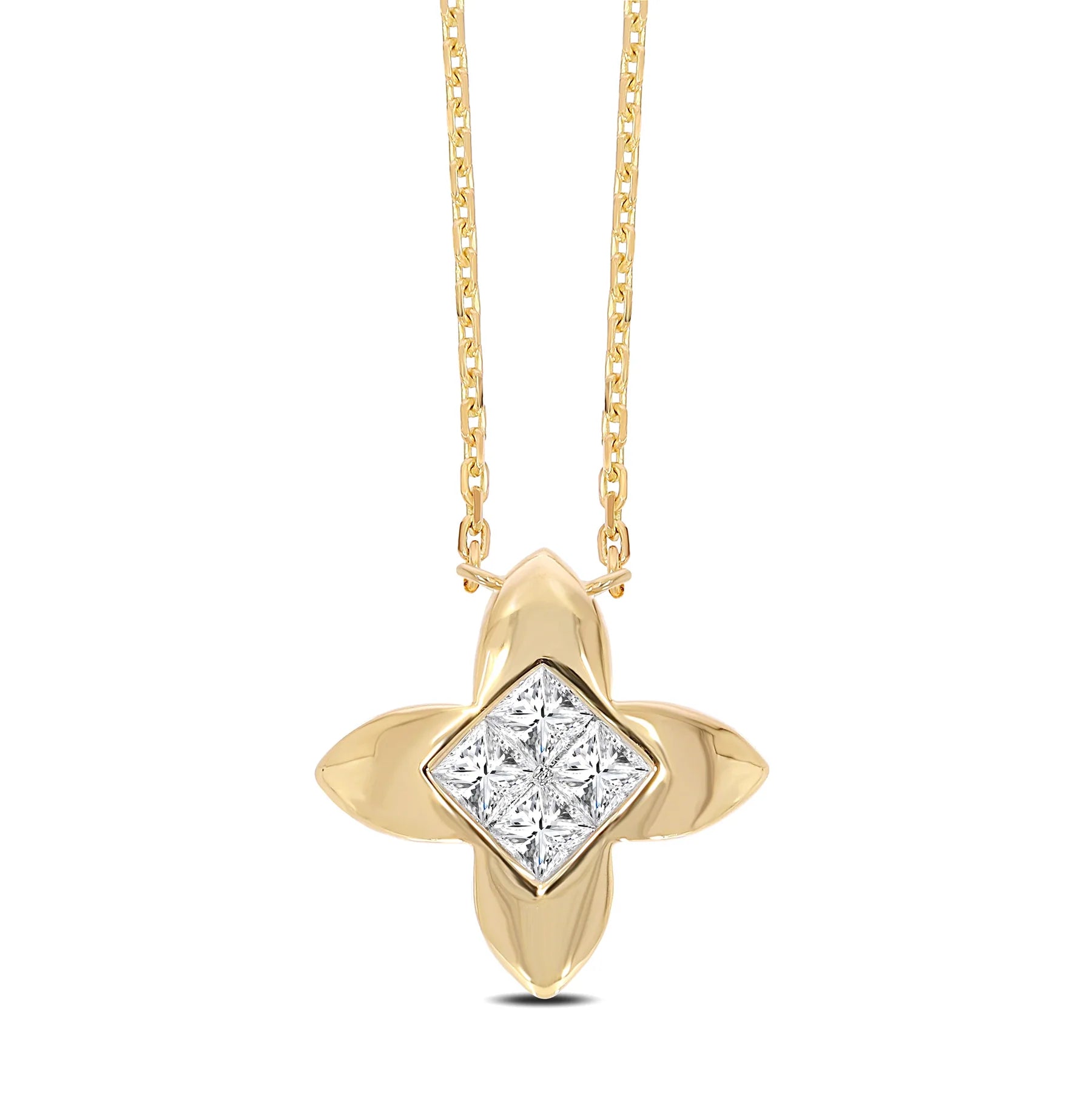 Lila Pendant — Lab-Grown Diamond & Silver, SGL Certified