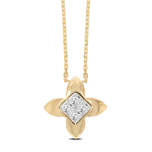 Lila Pendant — Lab-Grown Diamond & Silver, SGL Certified