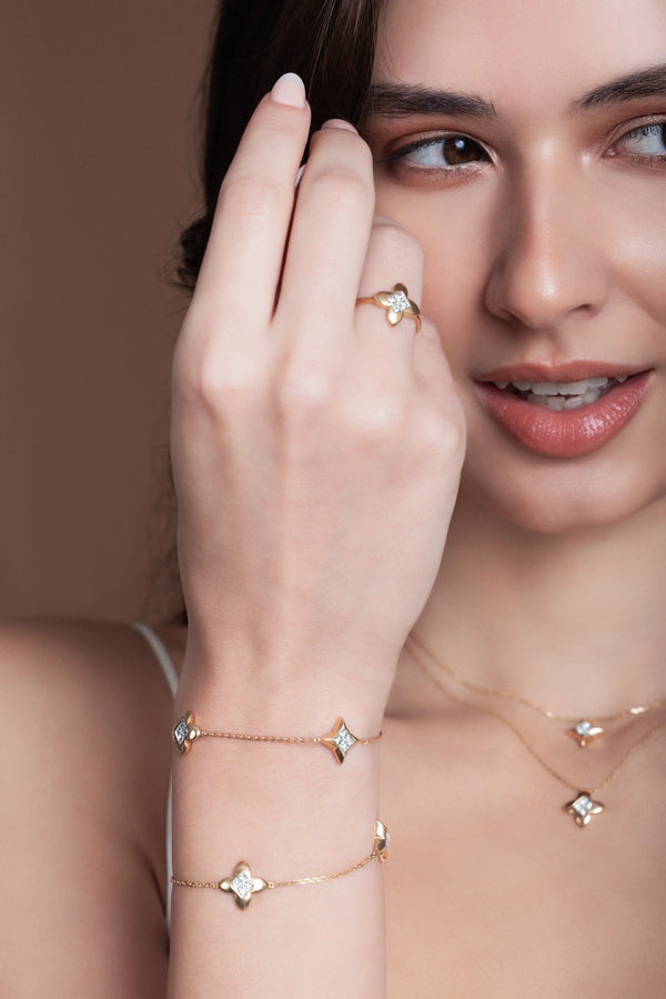Everyday Stack Bracelet — Lab-Grown Diamond & Silver, SGL Certified