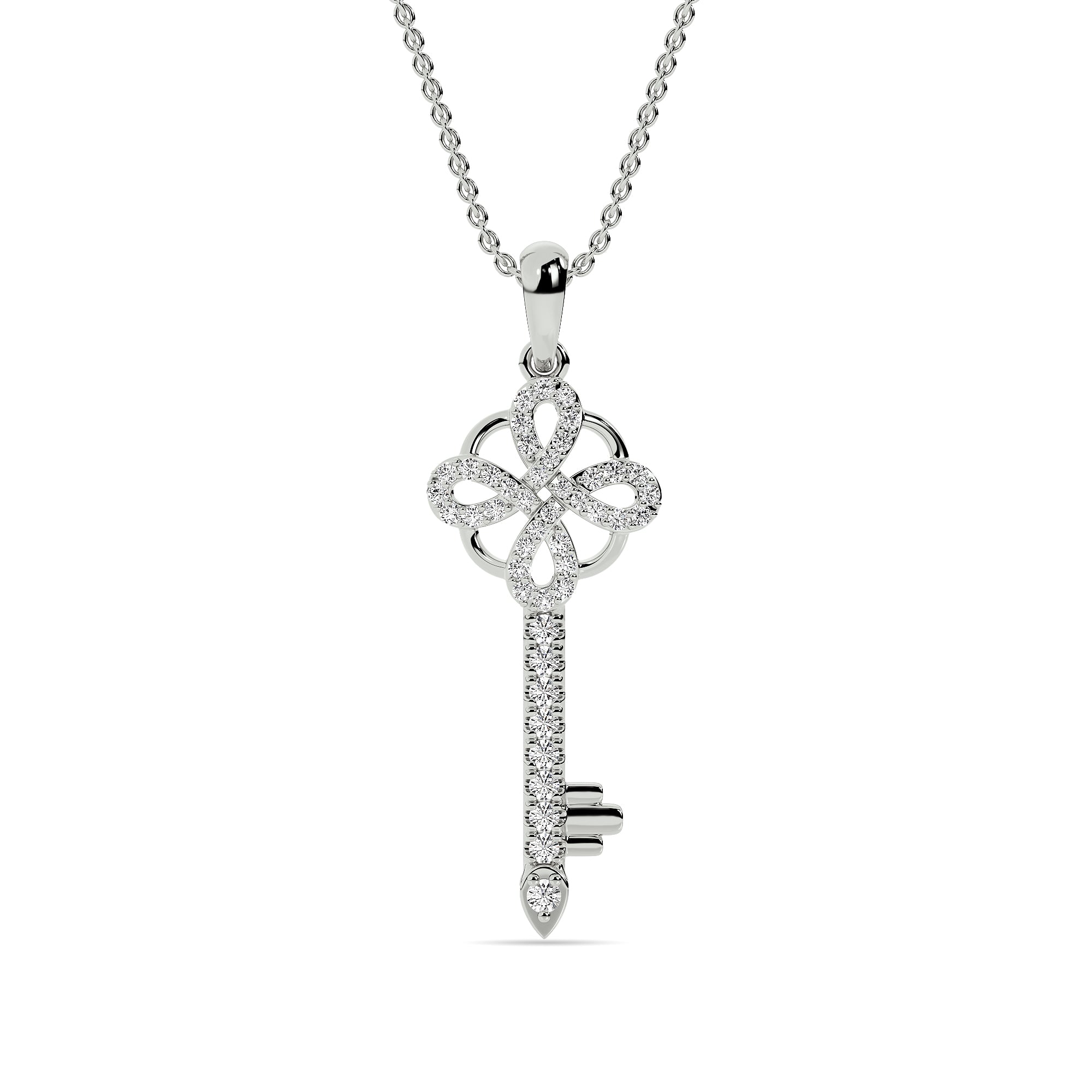 Infinity Knot Key Pendant