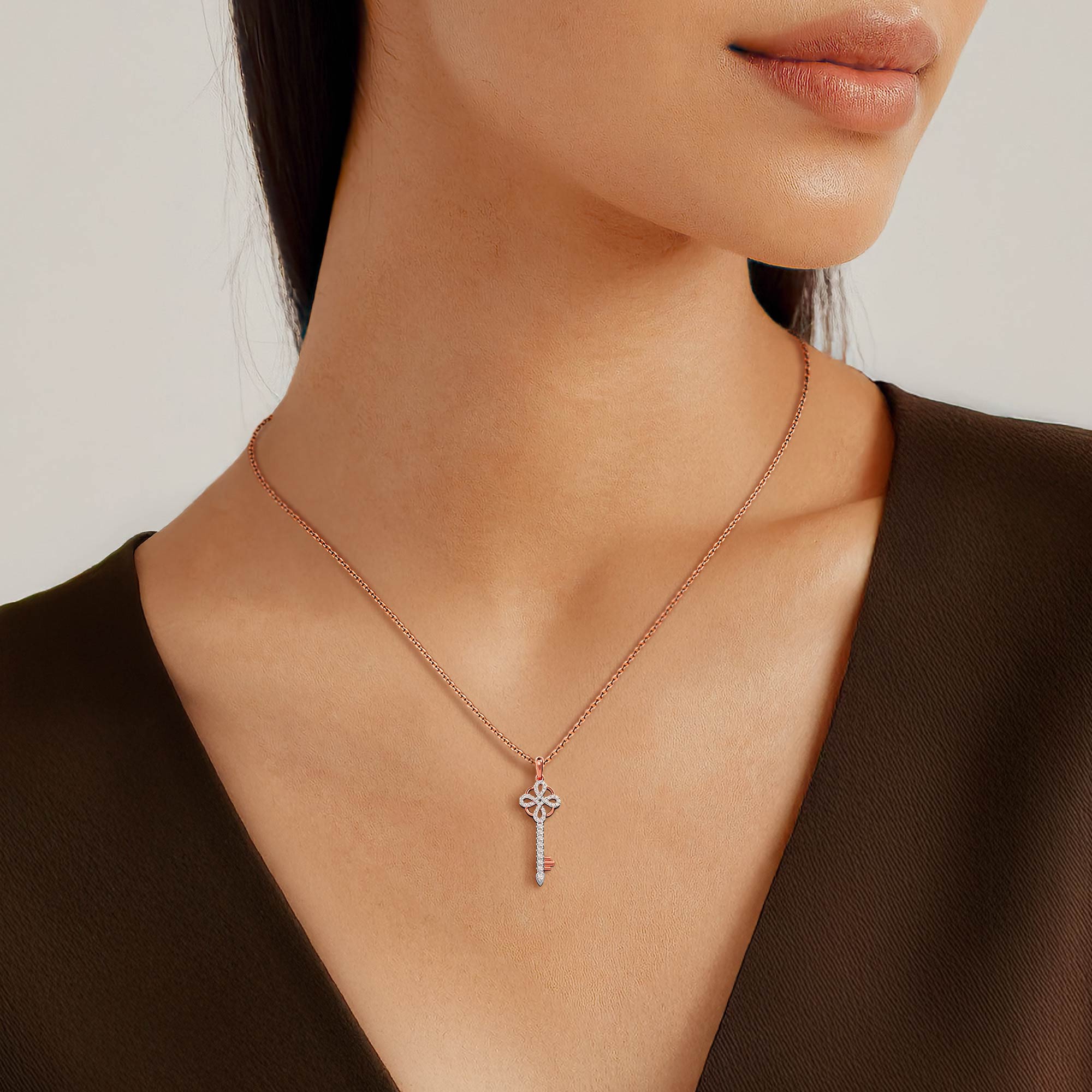 Infinity Knot Key Pendant