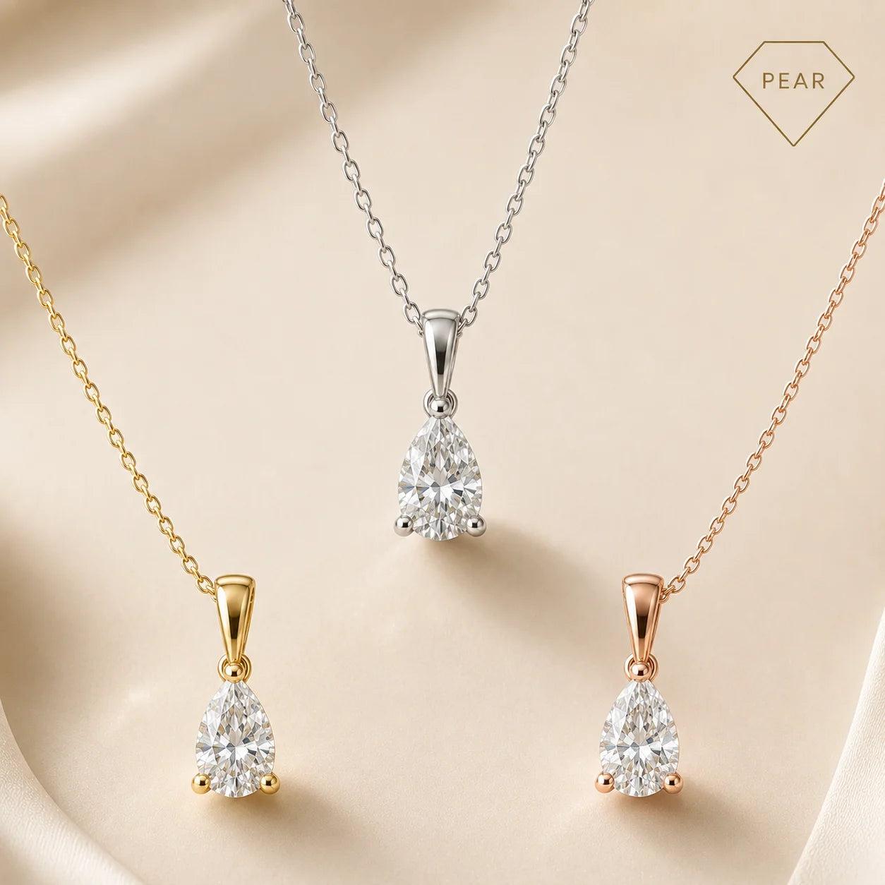 Shape of You Solitaire Pendant