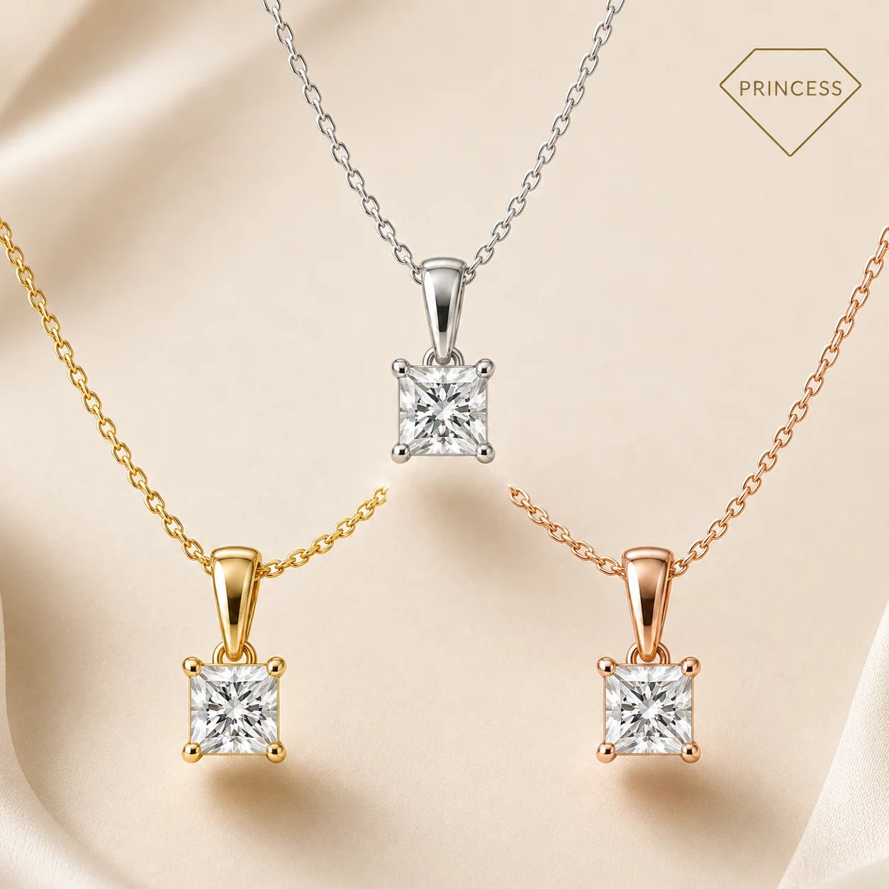 Shape of You Solitaire Pendant