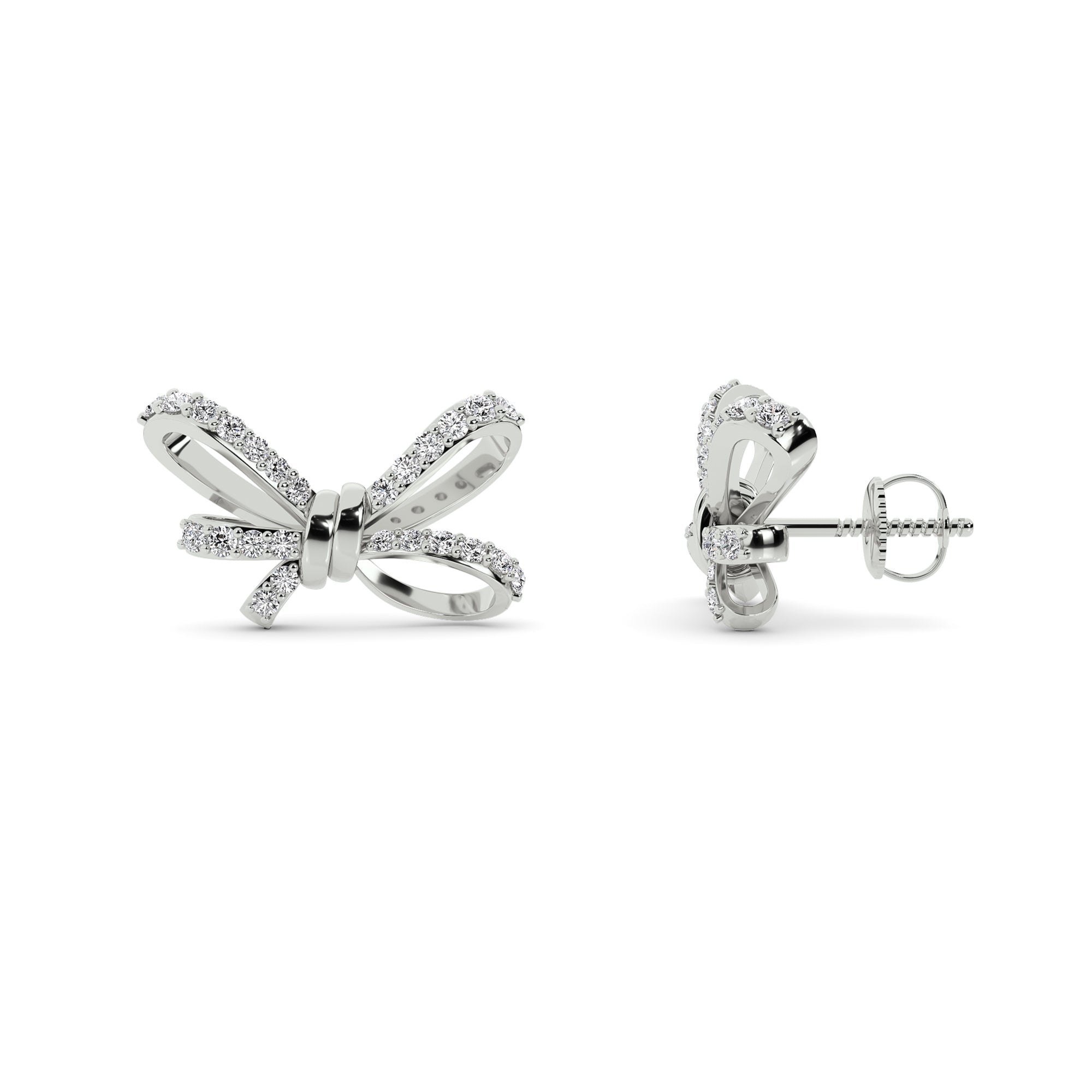 Bare Knot Bow Earrings