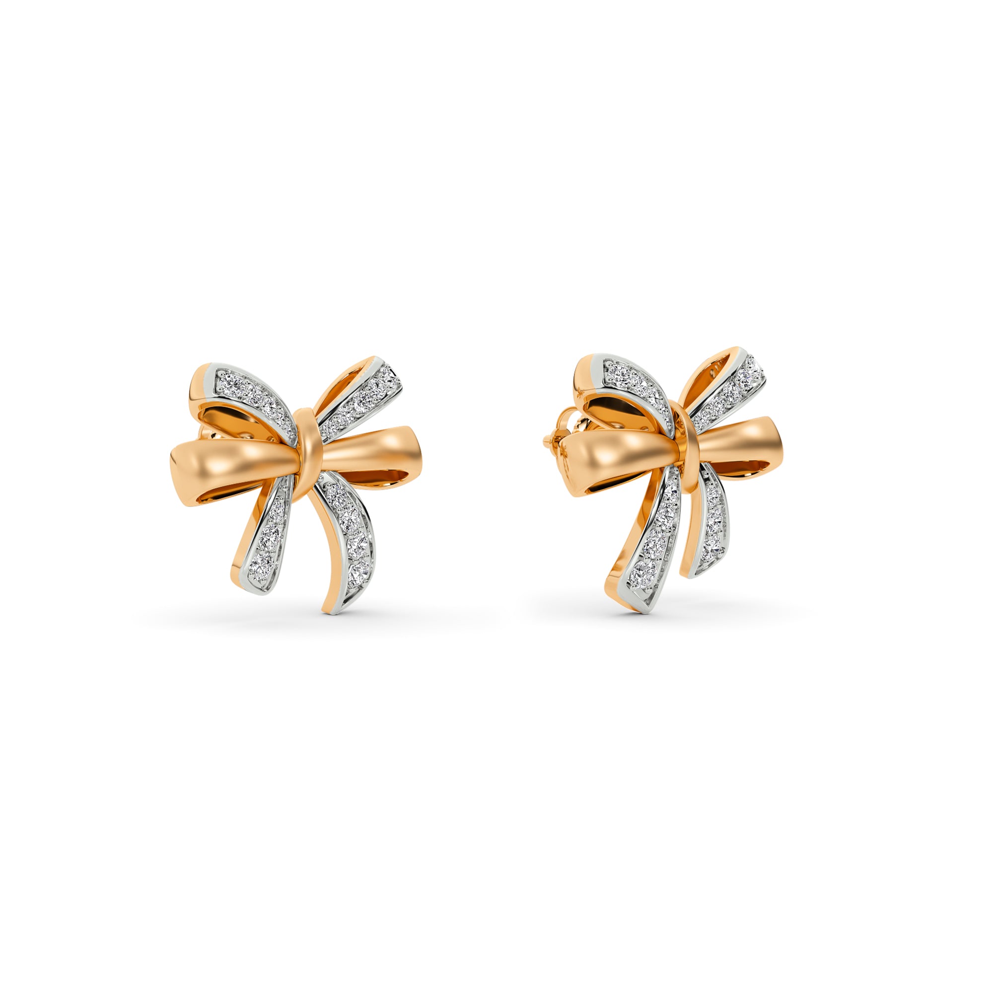 Sculpted Knot Bow Earrings