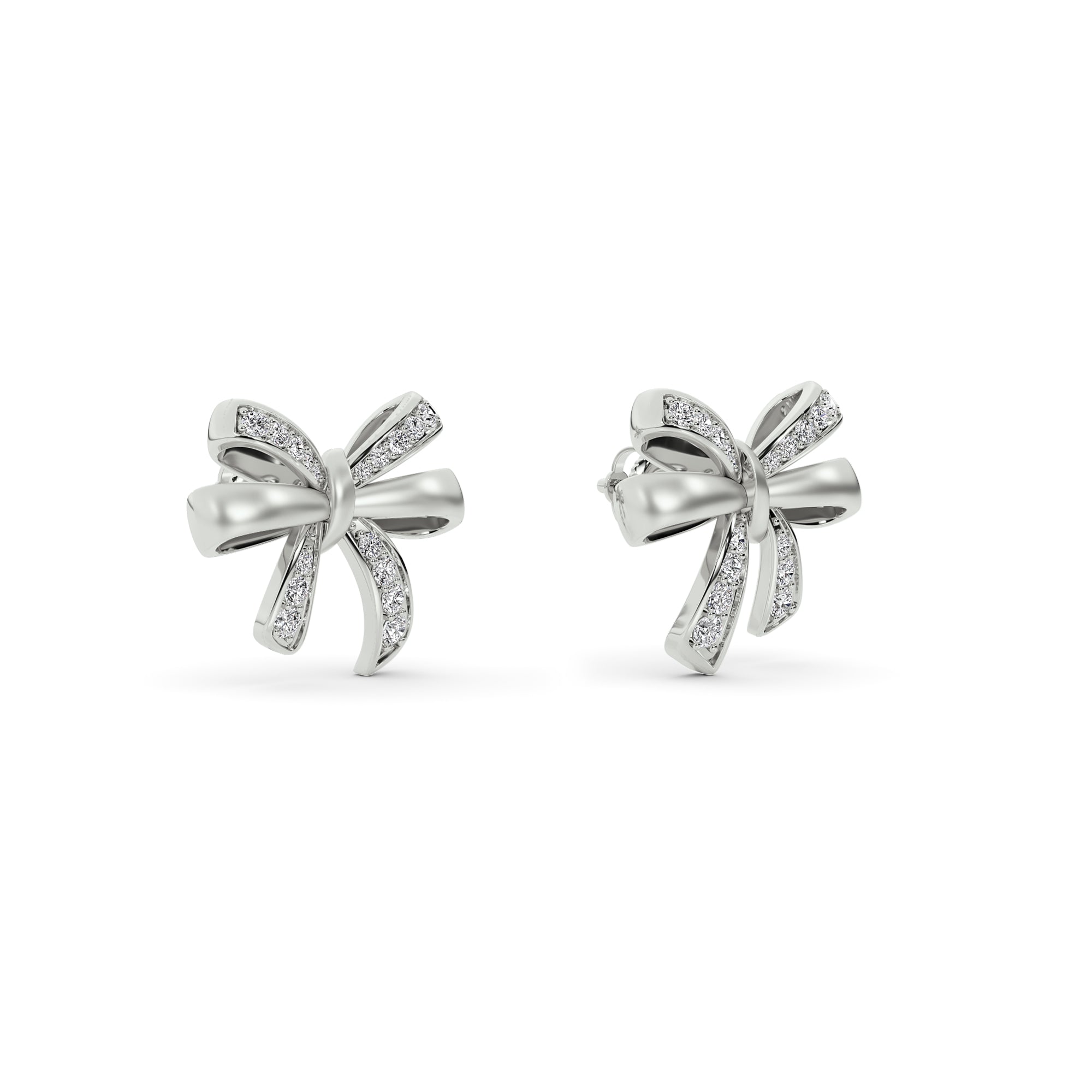 Sculpted Knot Bow Earrings