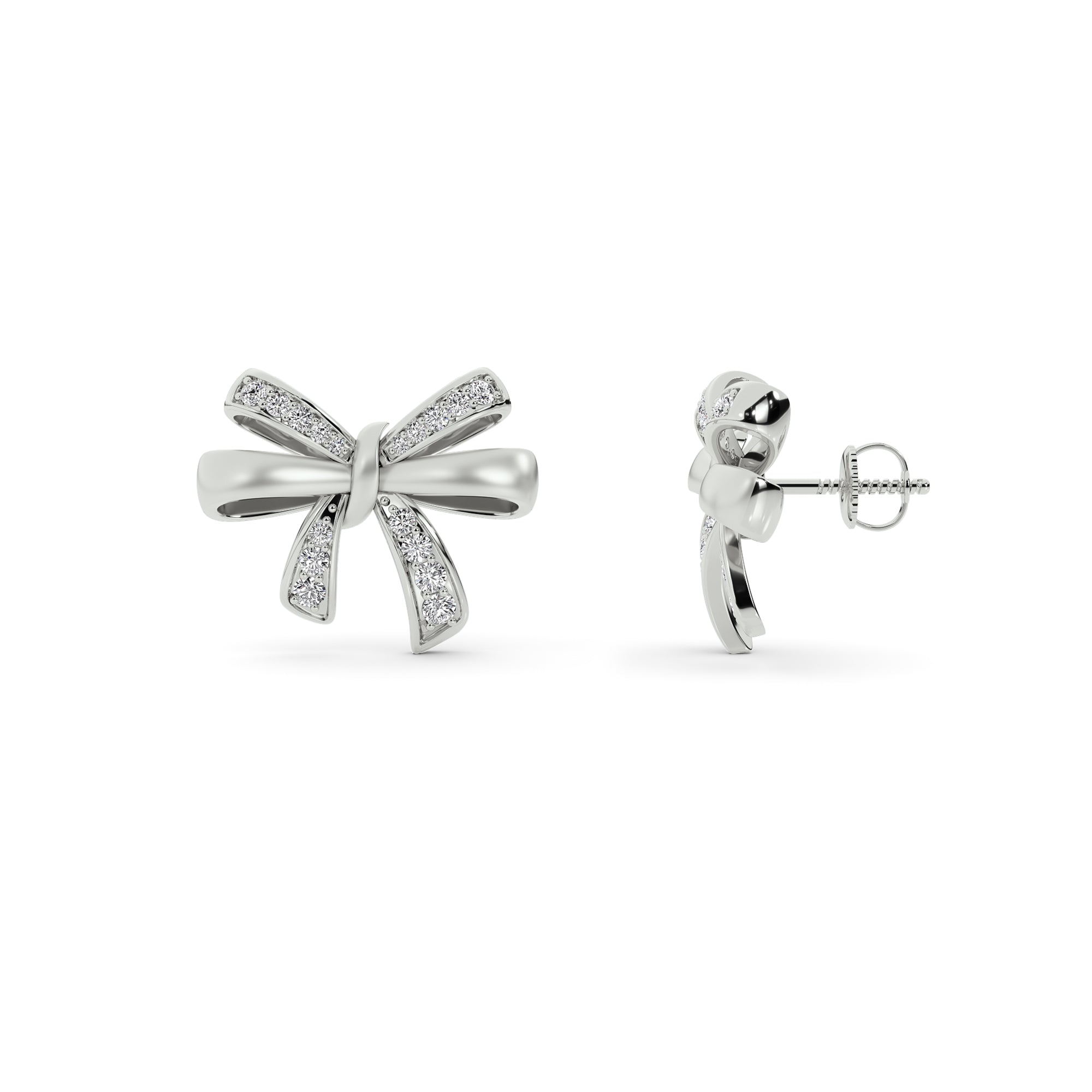 Sculpted Knot Bow Earrings