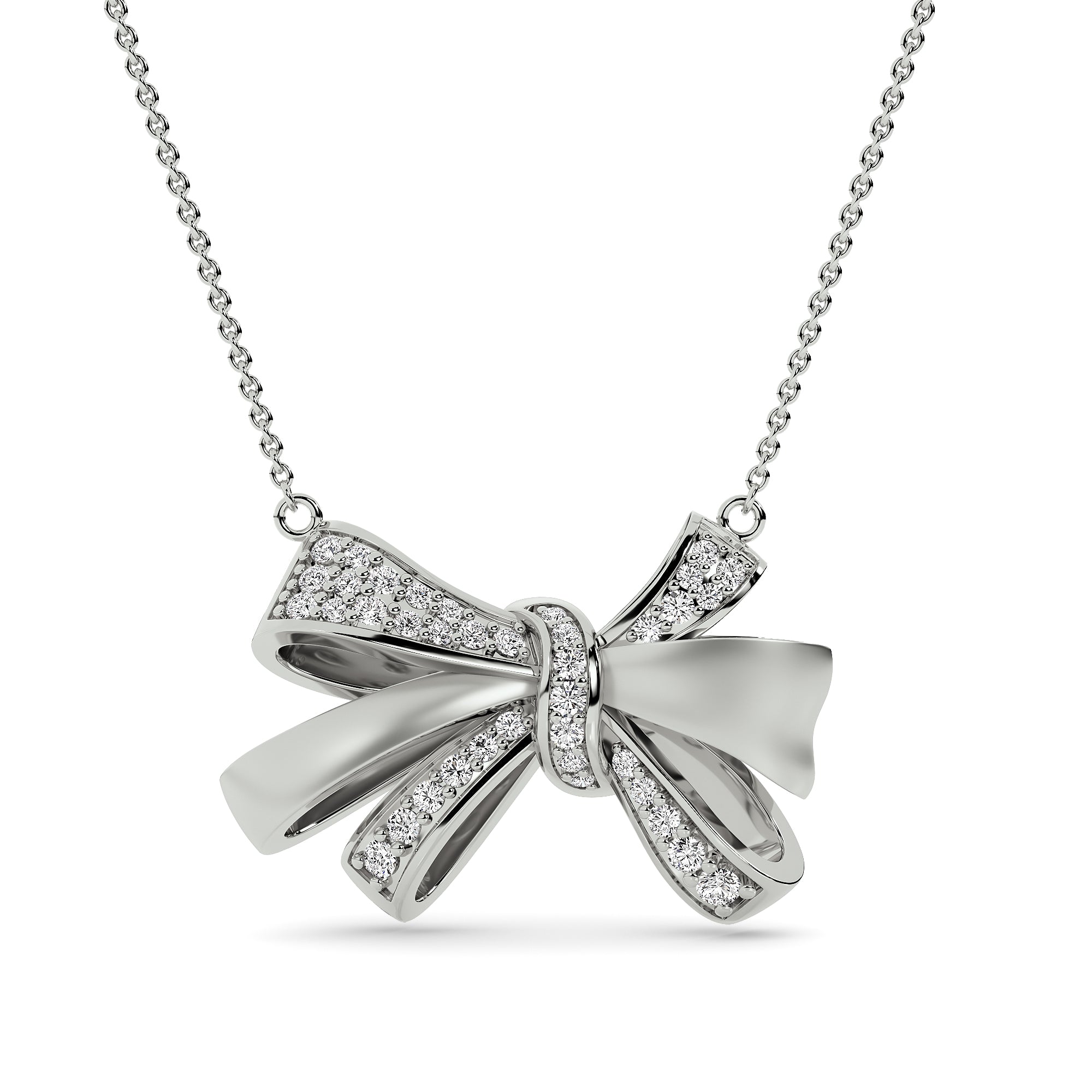 Dual Knot Bow Pendant