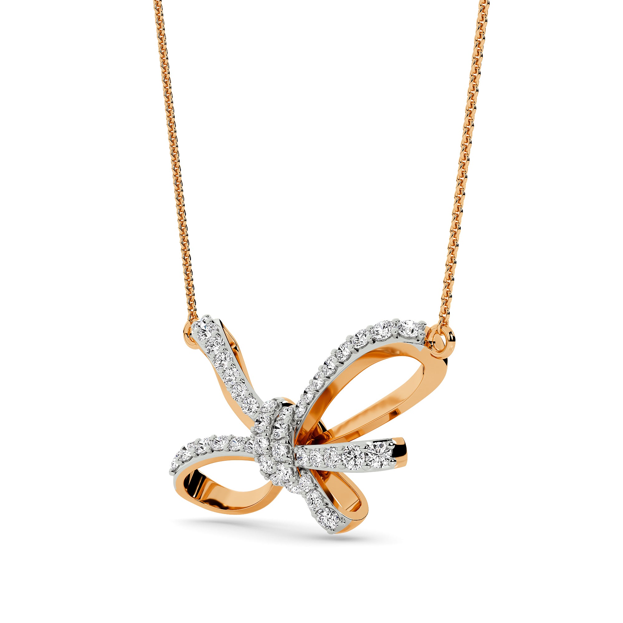 Bare Knot Bow Pendant