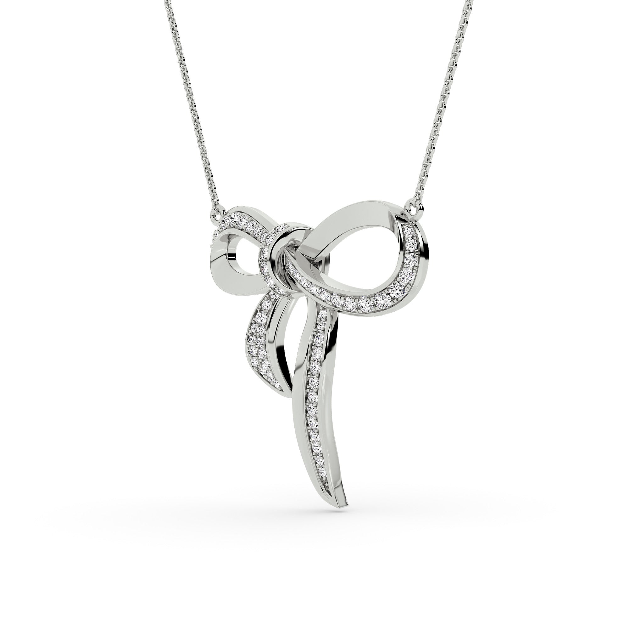 Signature Knot Bow Pendant