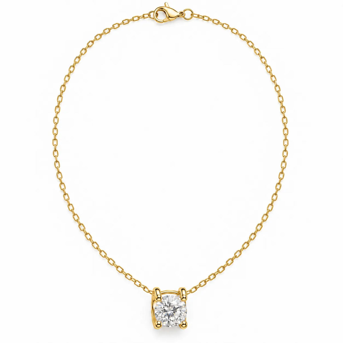 Solo Spotlight Pendant - Yellow Gold
