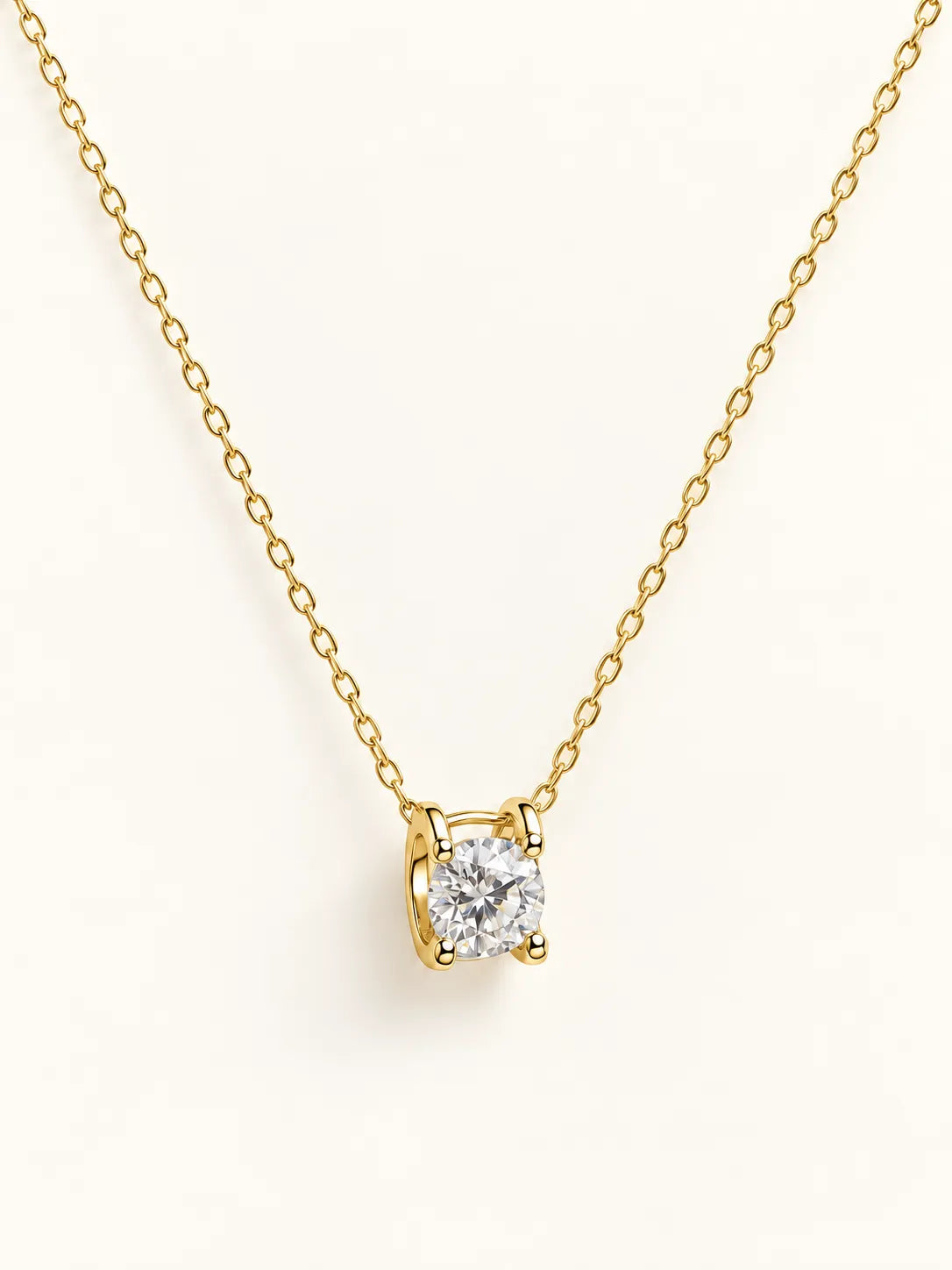 Solo Spotlight Pendant - Yellow Gold