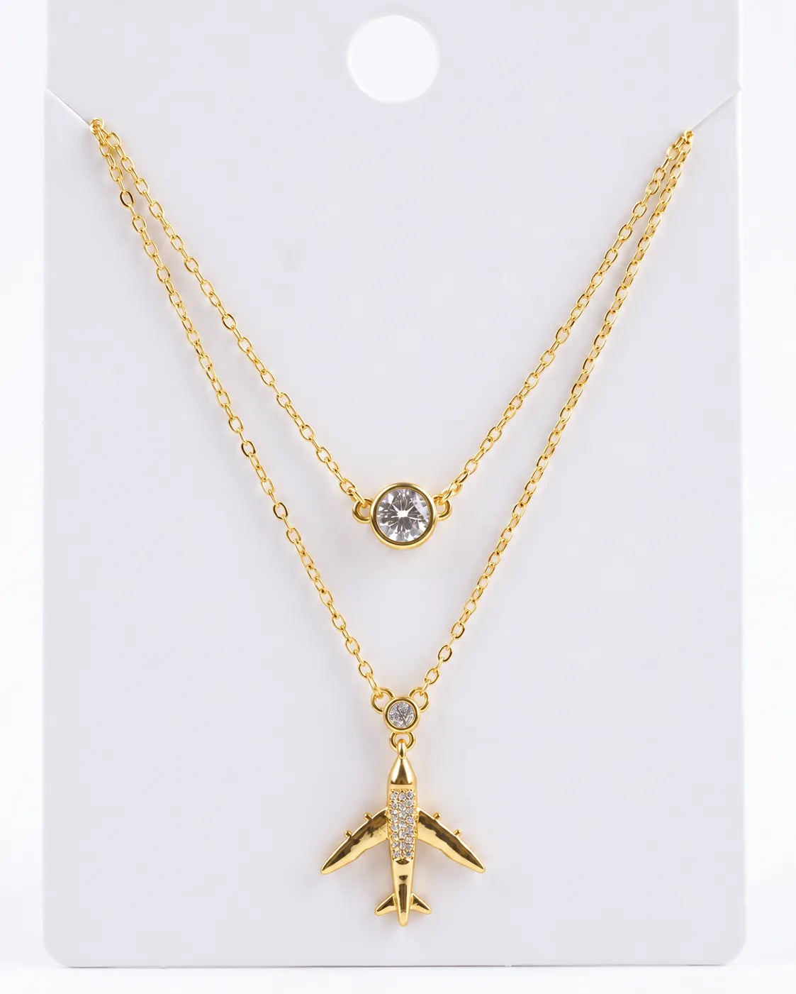Jet Set Pendant - Yellow Gold